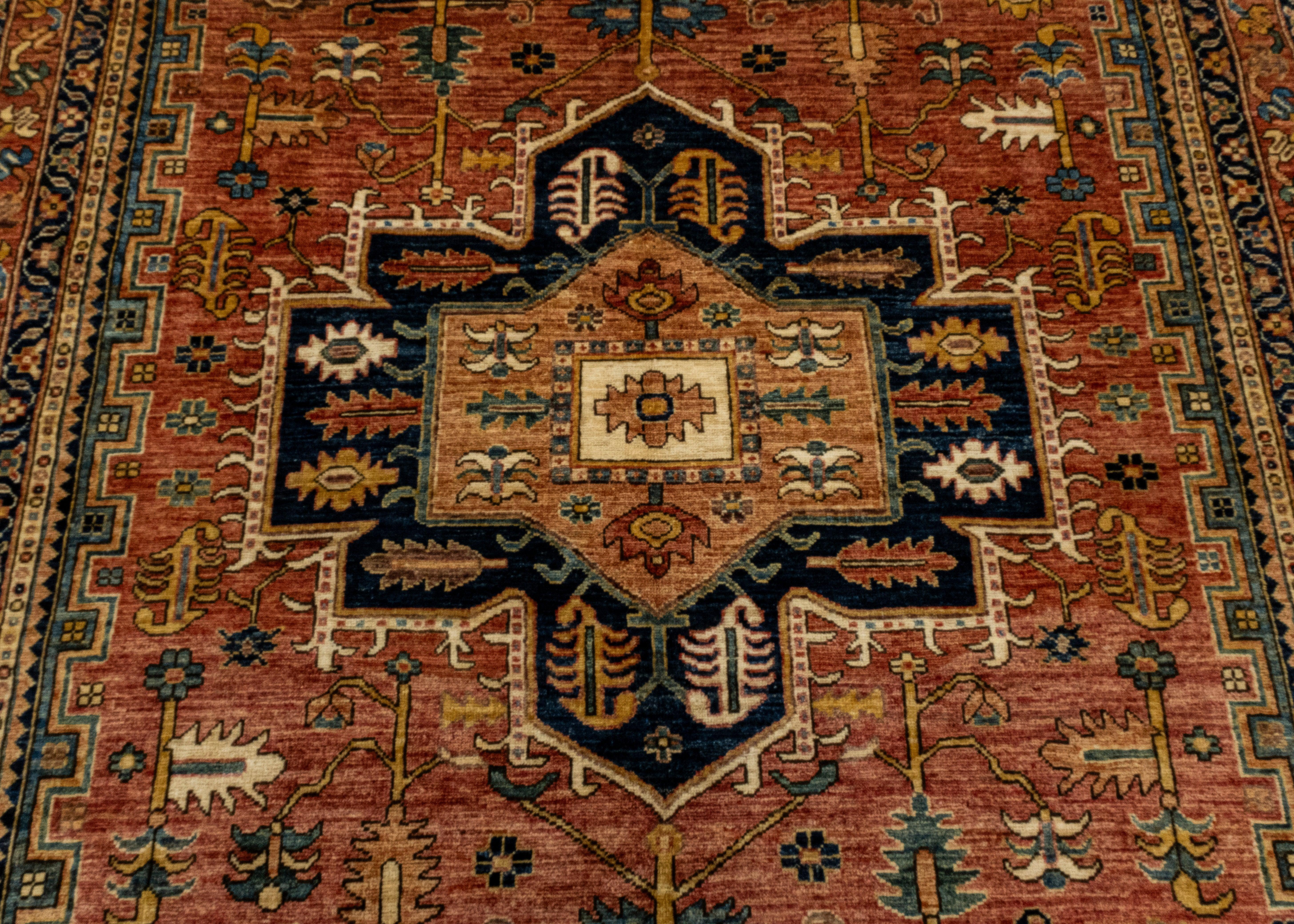 Tappeto orientale annodato a mano 6' x 8'11