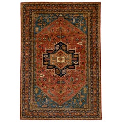 Orientalischer handgeknüpfter Teppich 6
x 8
11" #9005