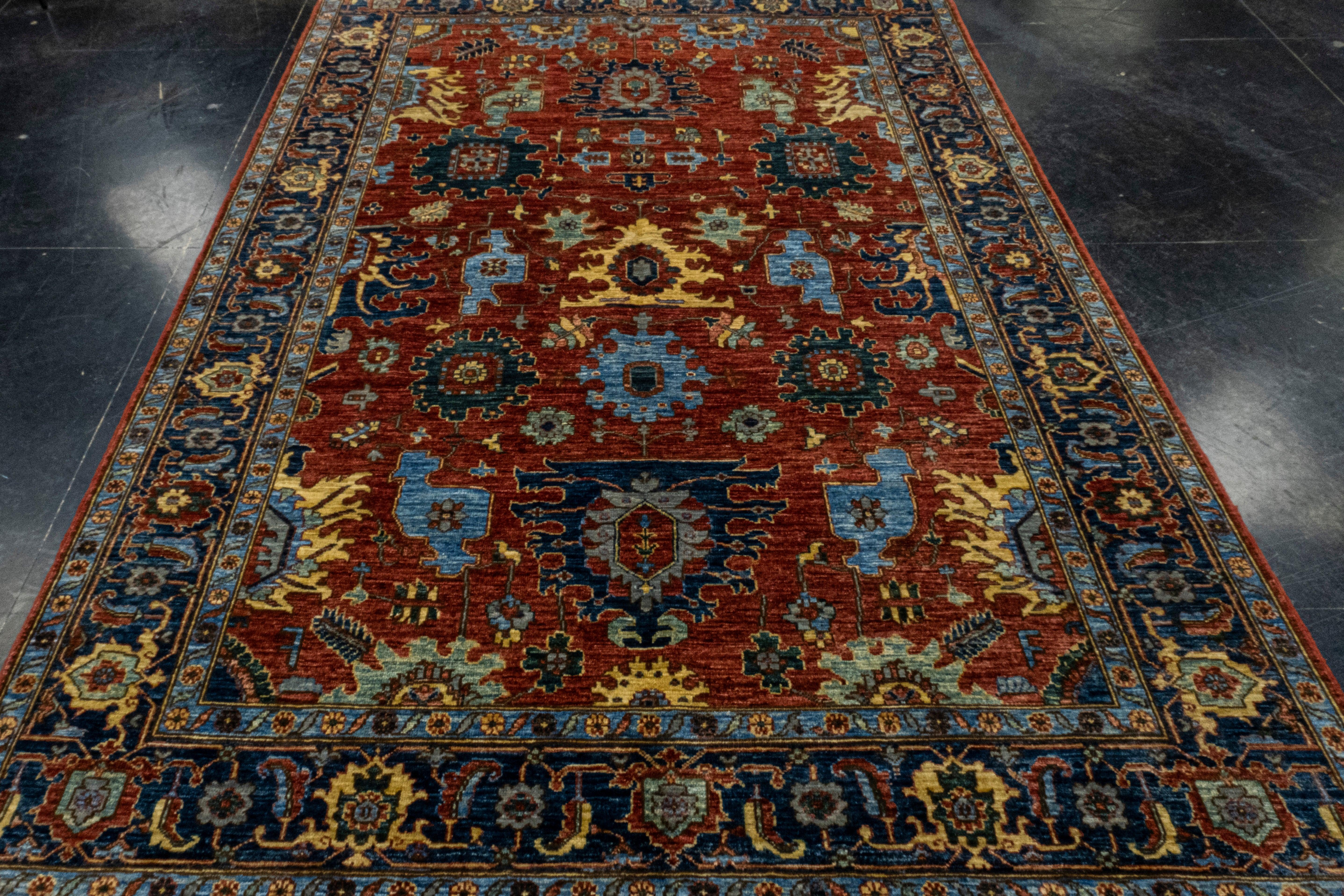 Oriental Hand Knots Rugs 6'2