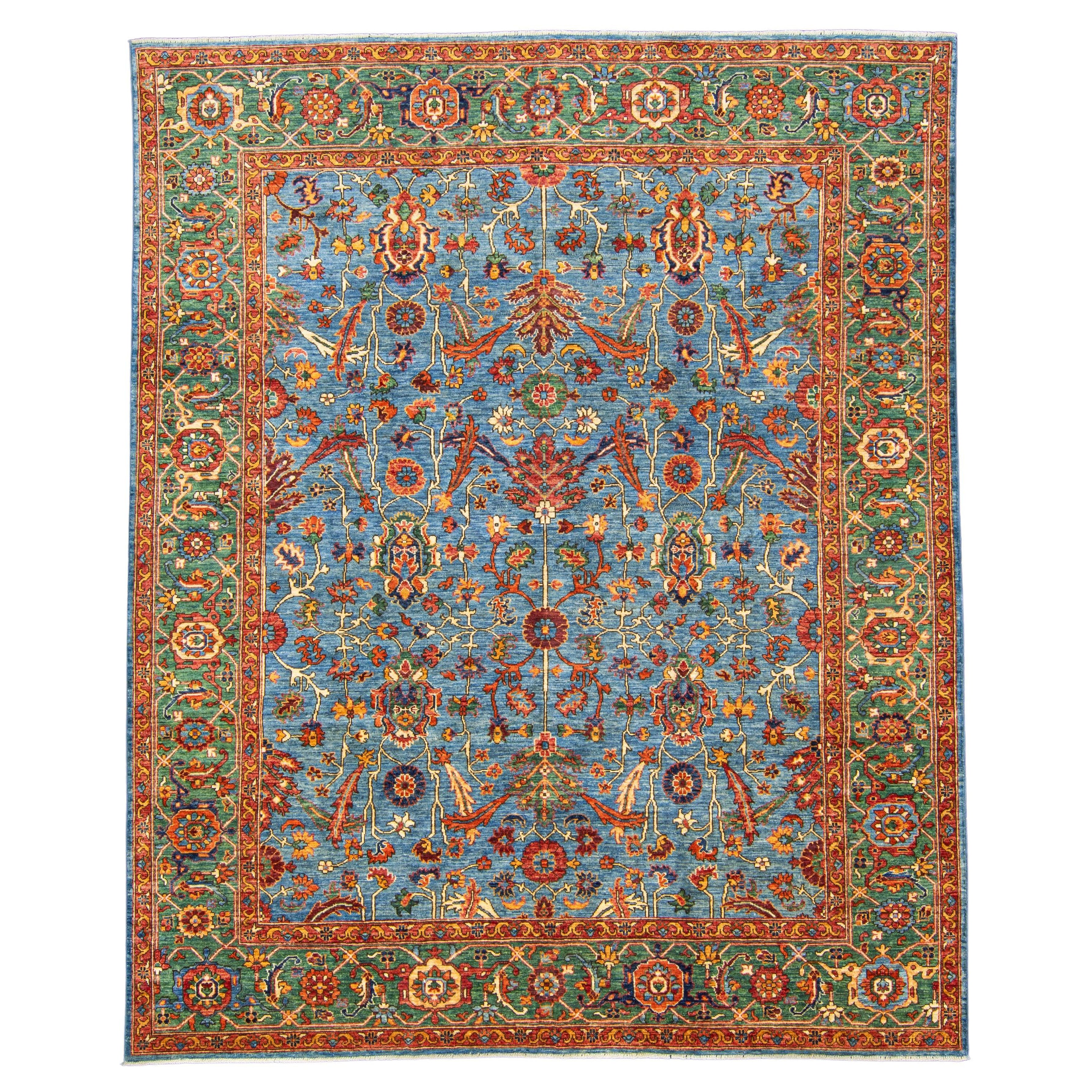Orientalischer handgeknüpfter Teppich 8' x 9'11" #AR-8010