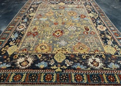 Oriental Hand Knotted Rug 8'11" x 11'11" #17402