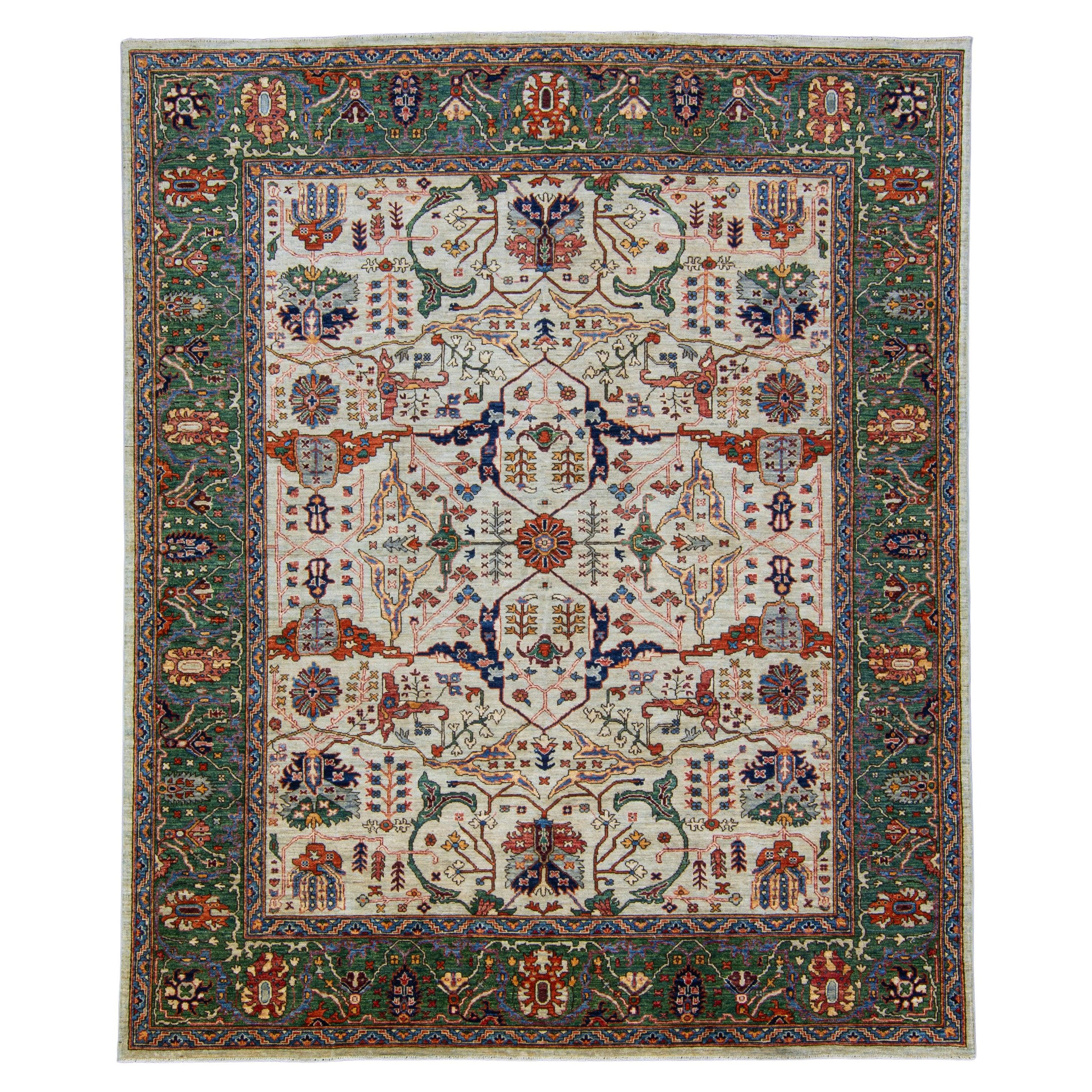 Orientalischer handgeknüpfter Teppich 8'2" x 10' #AR-8012