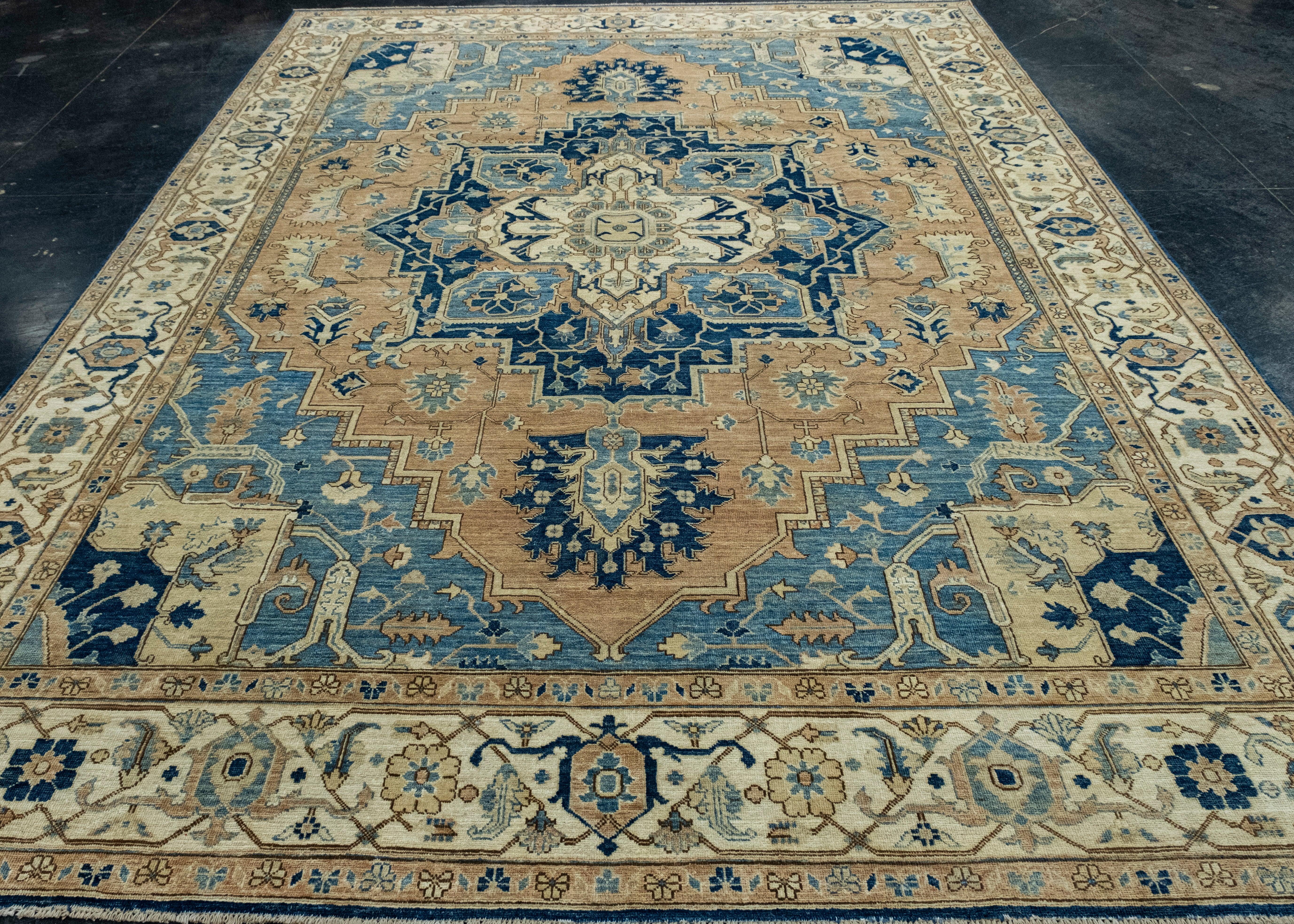 Oriental Hand Knots Rugs 9' x 11'9