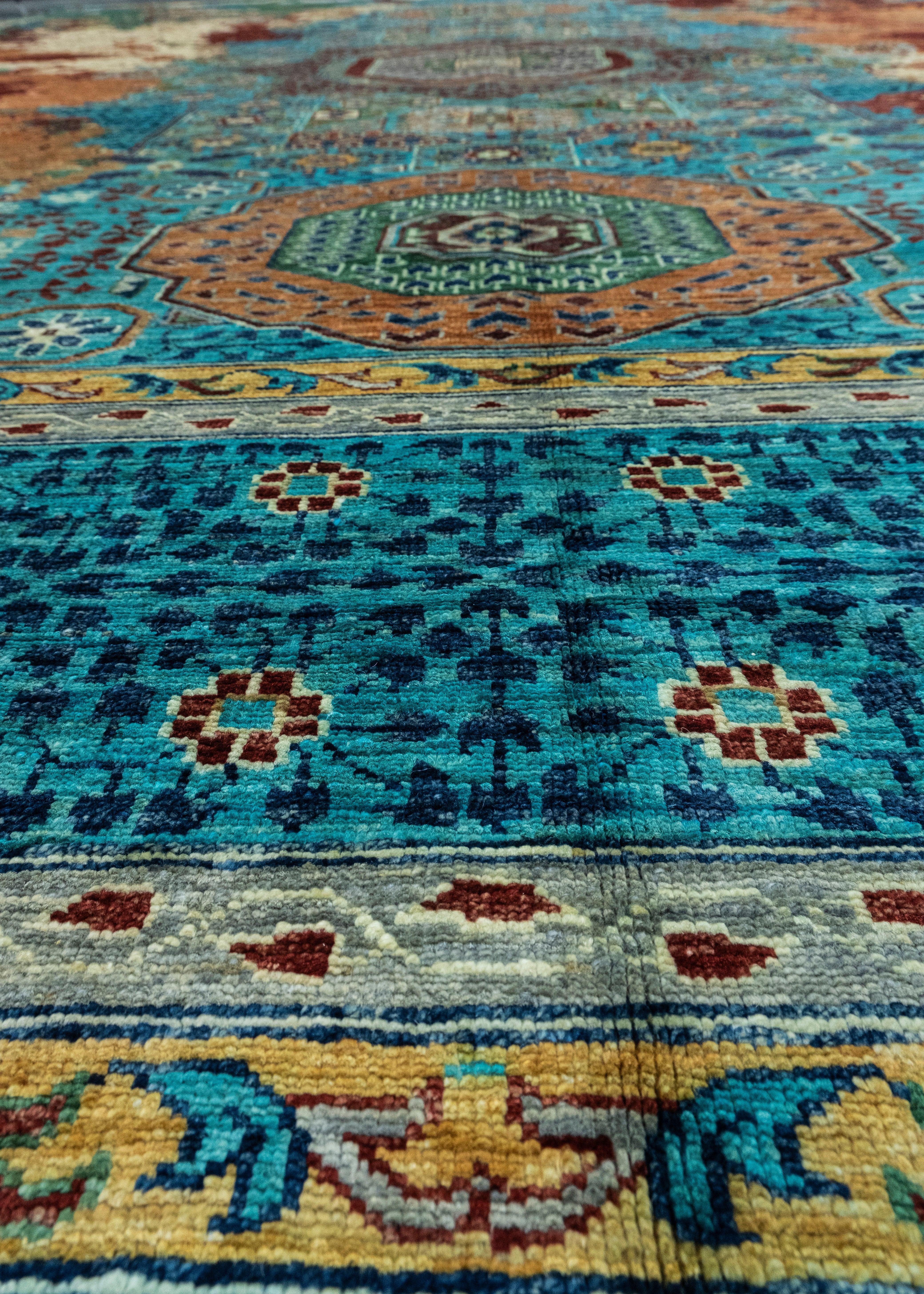 Oriental Hand Knotted Rug 9'2