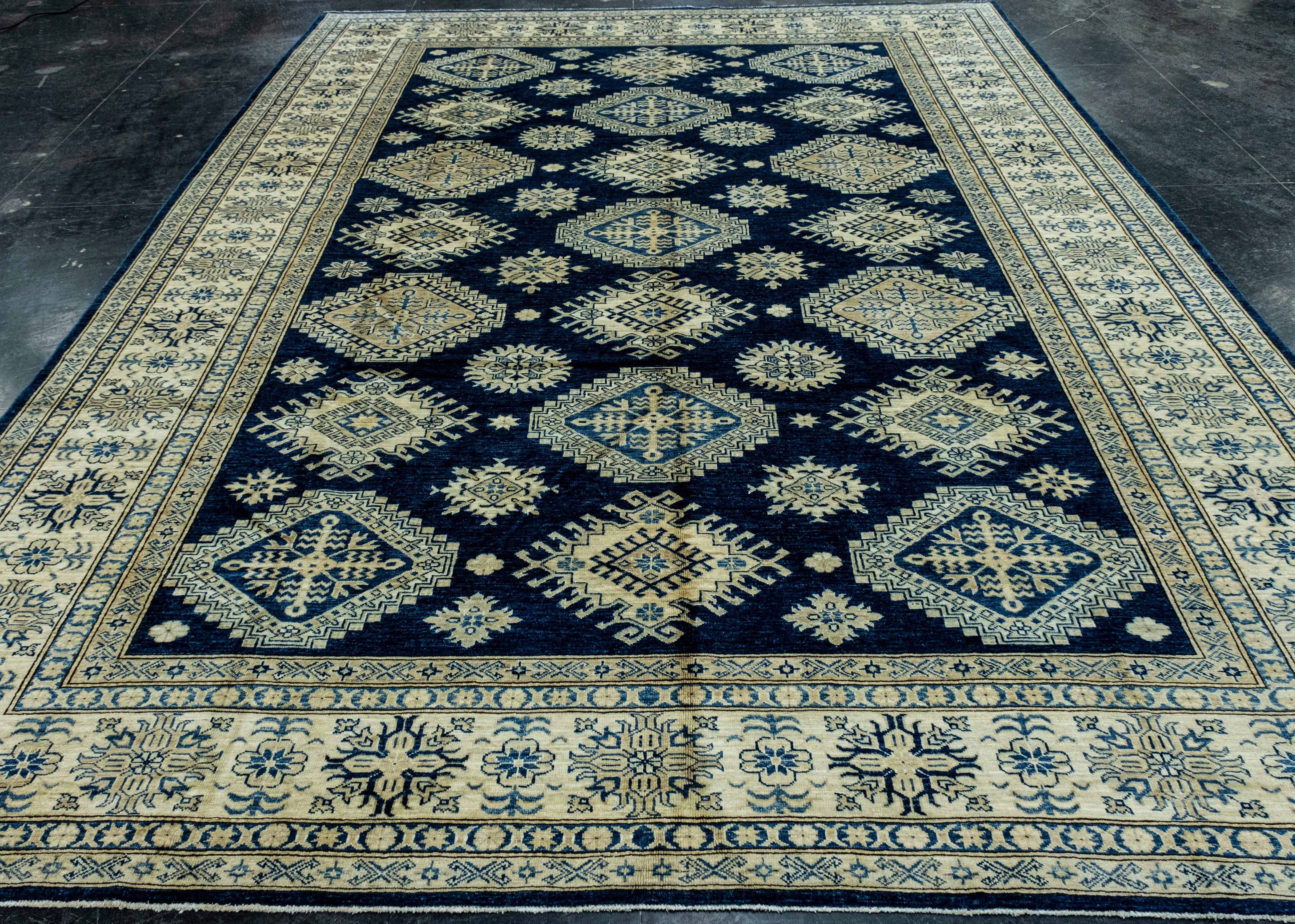 Oriental Hand Knots Rugs 9'2