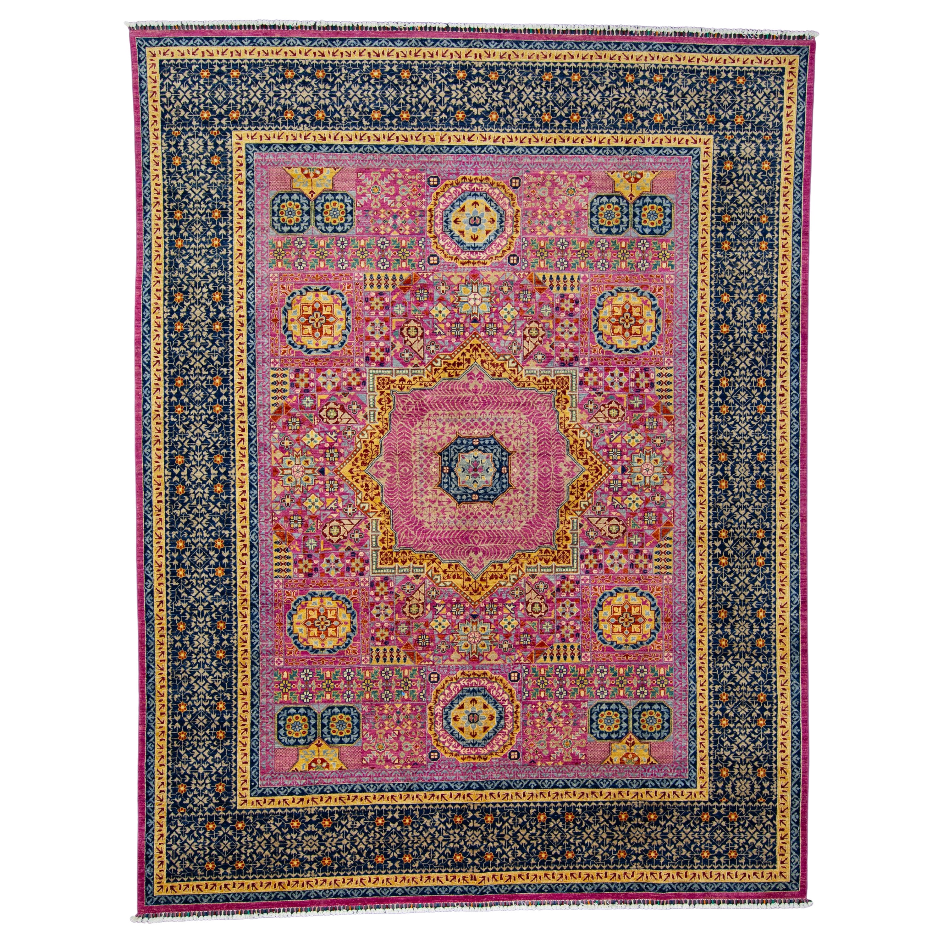 Oriental Hand Knotted Rug 9'3" x 12' #17475