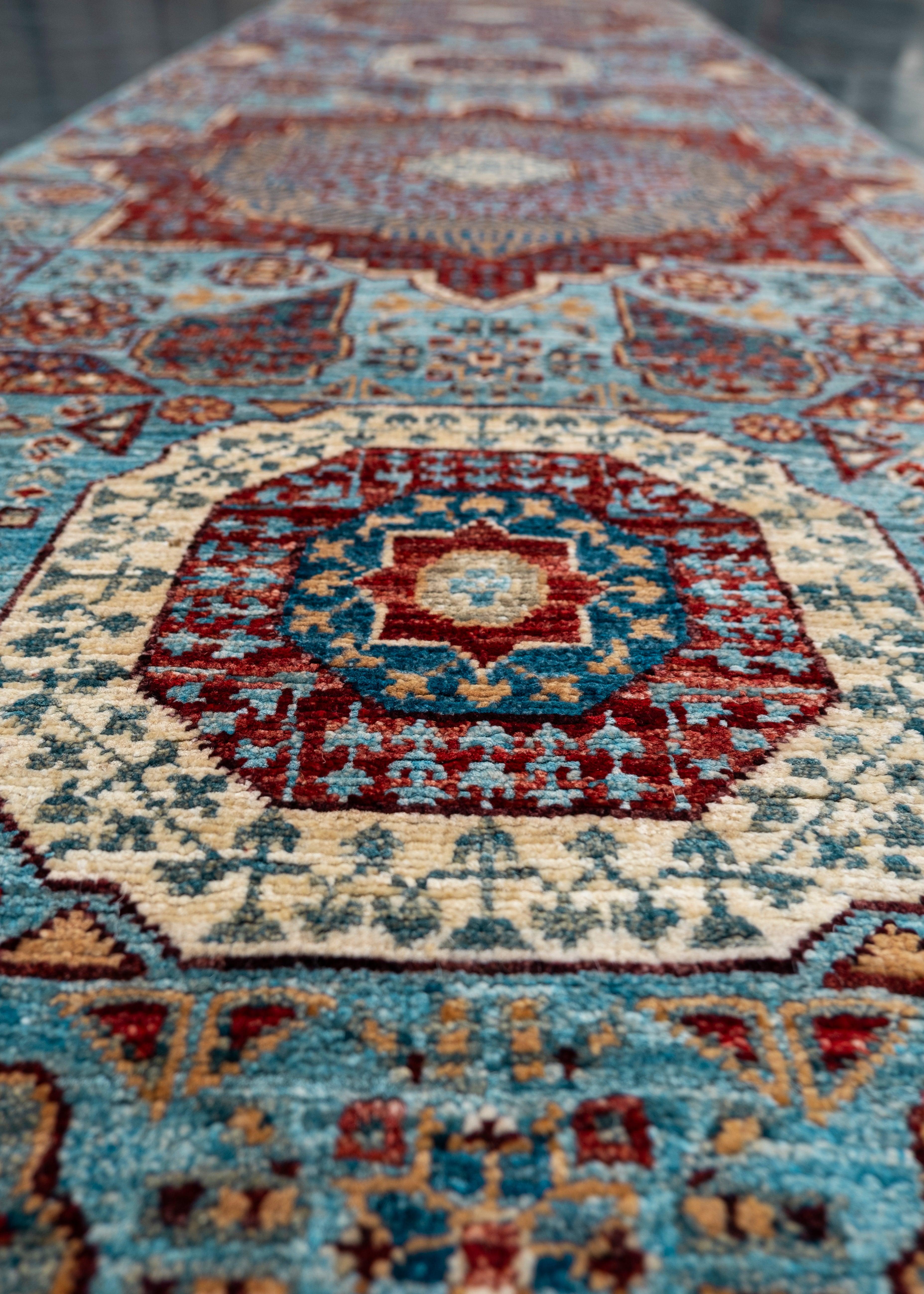 Orientalischer handgeknüpfter Läufer 2'6
