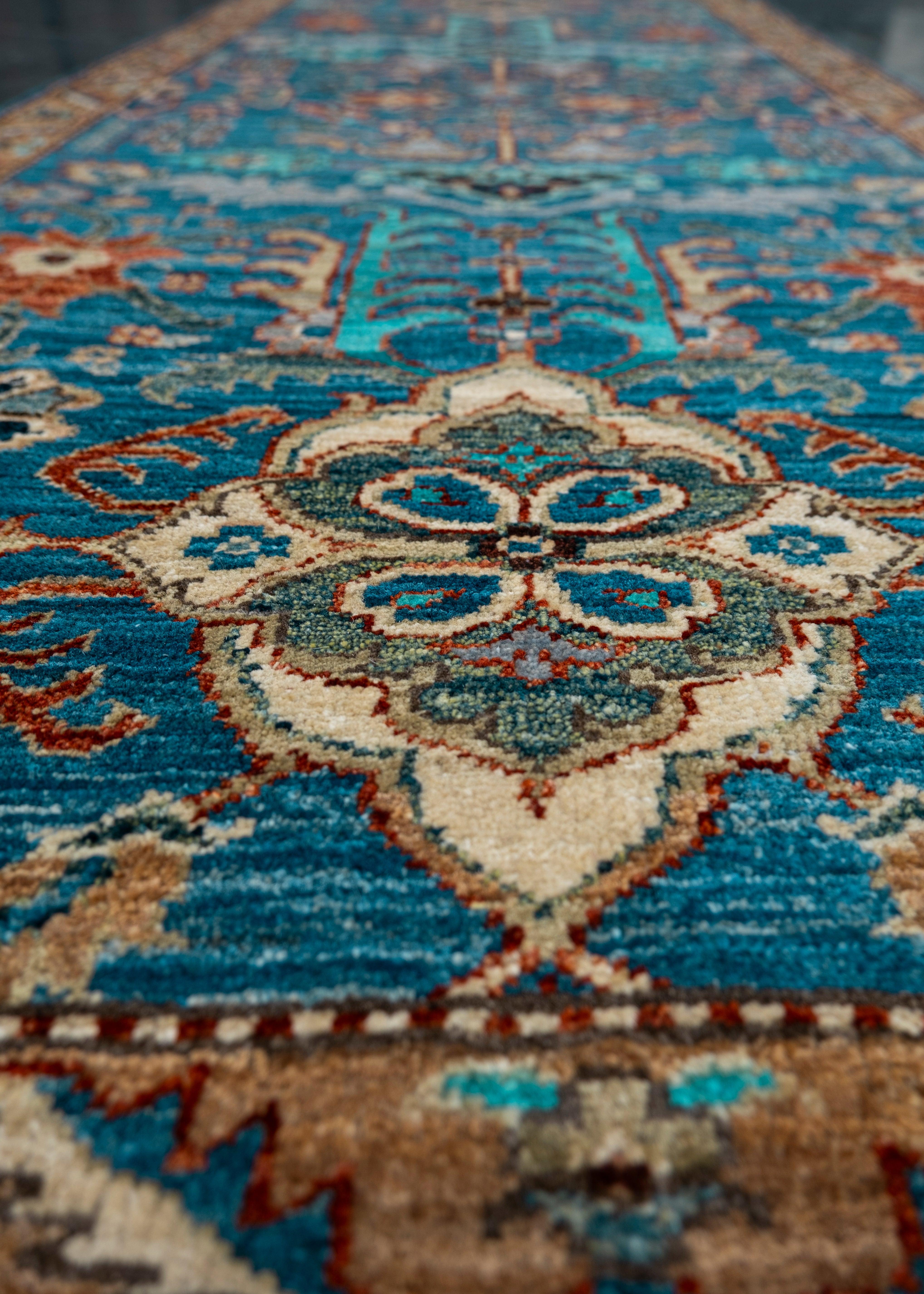Oushak Rug Oriental Hand Knotted Turkish Oushak 2'11