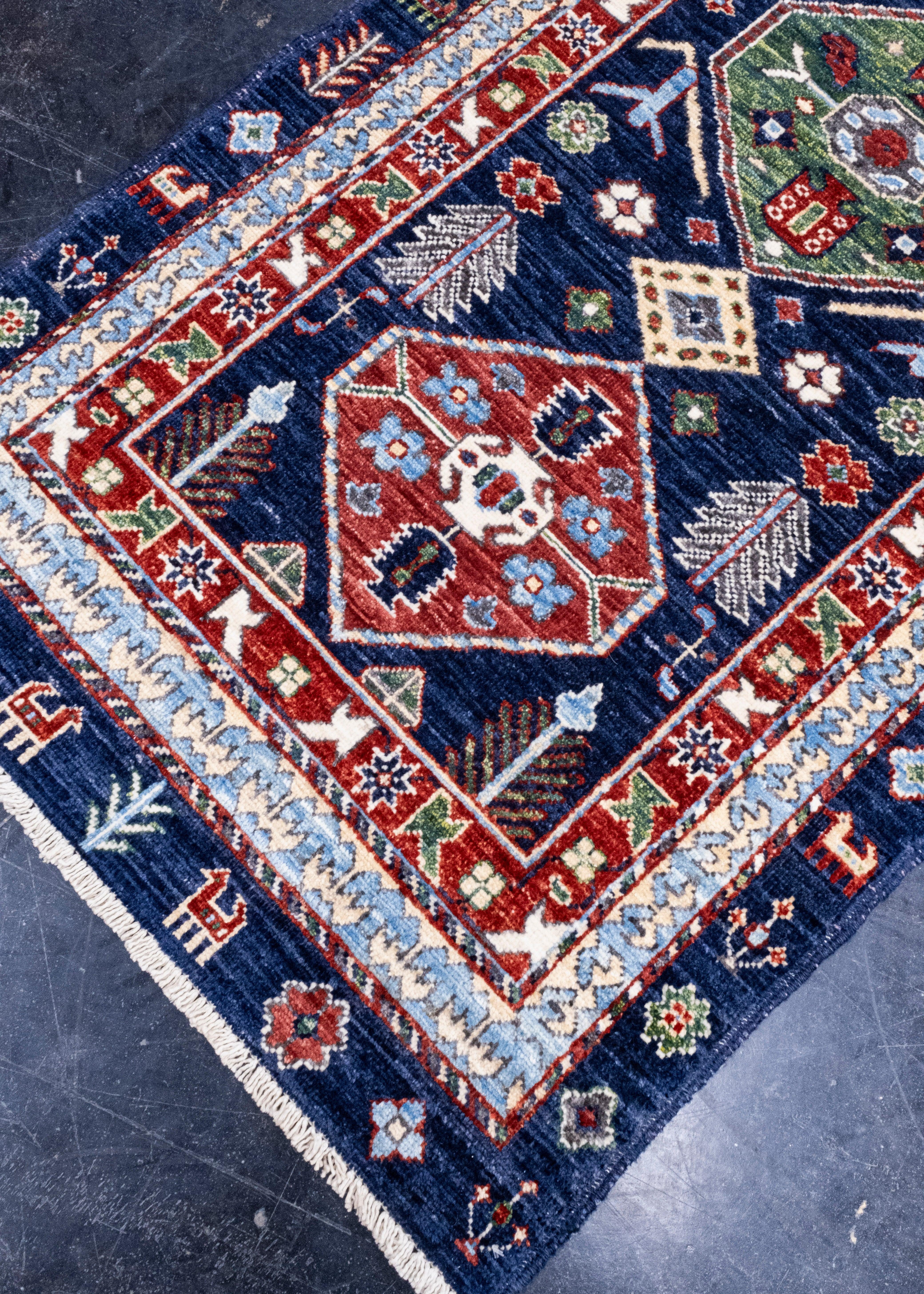Orientalischer handgeknüpfter Läufer 2'8