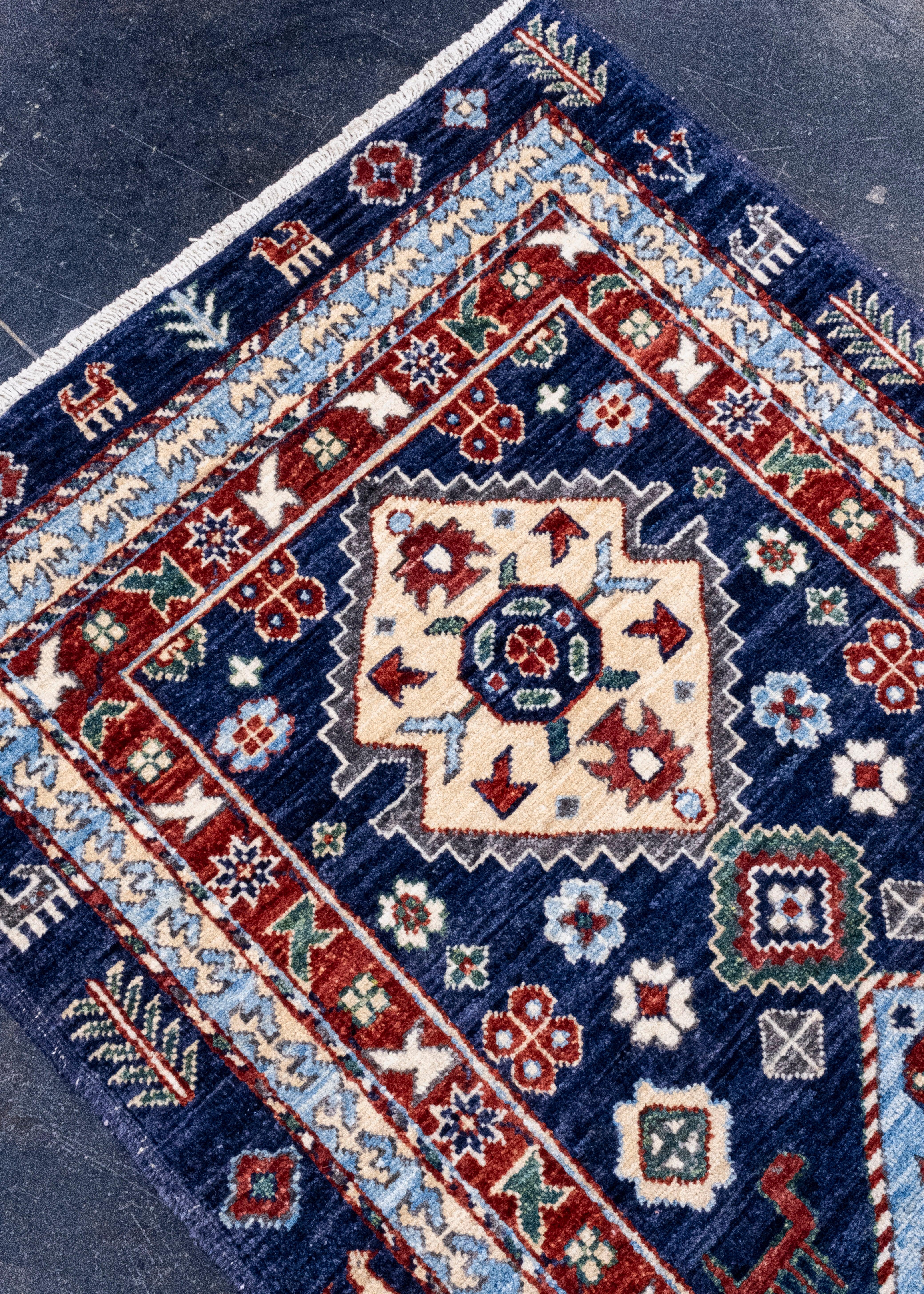 Orientalischer handgeknüpfter Läufer 2'8