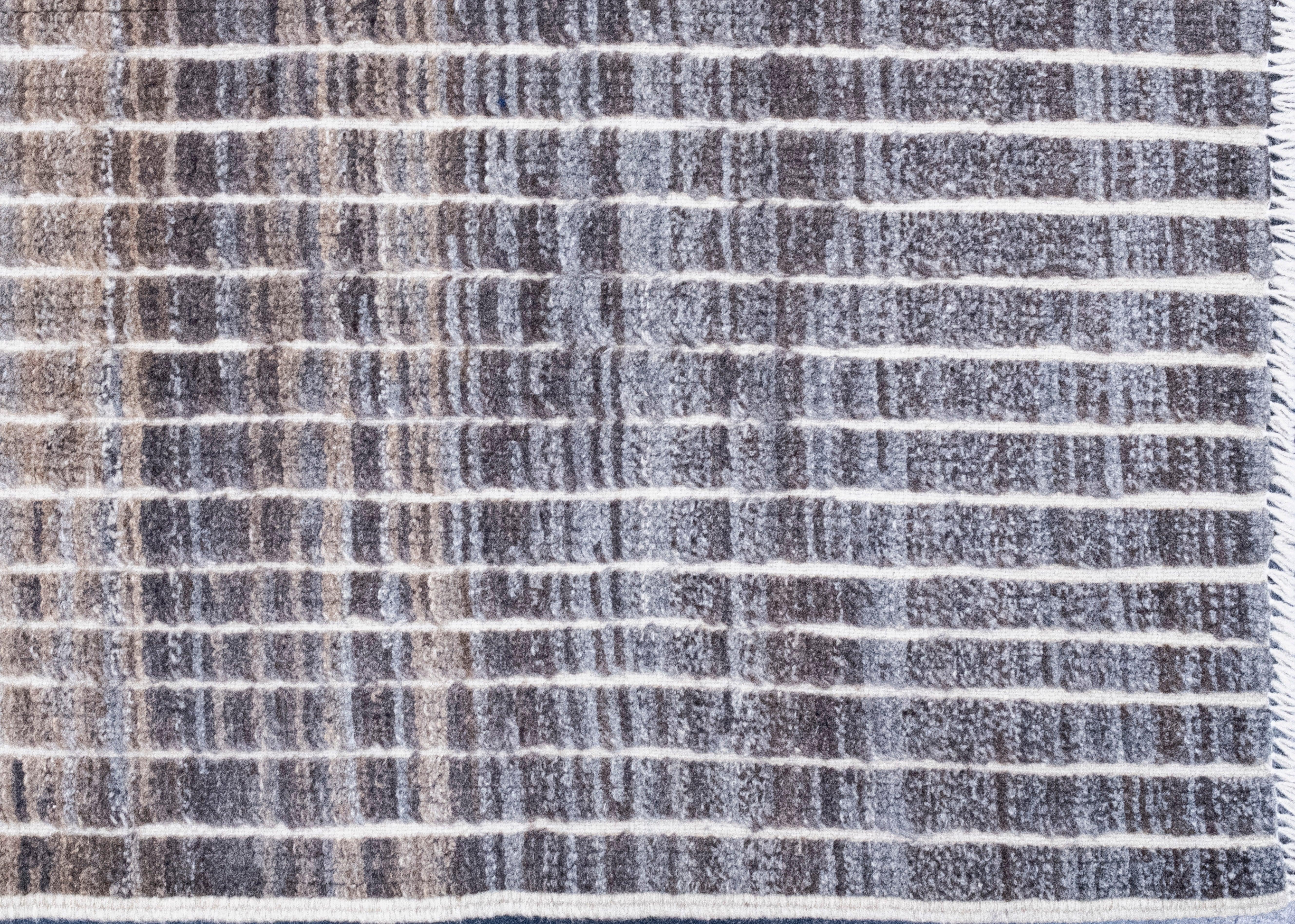 Hand-Knotted Oriental Hand Knotted Runner Rug 3' x 9'7