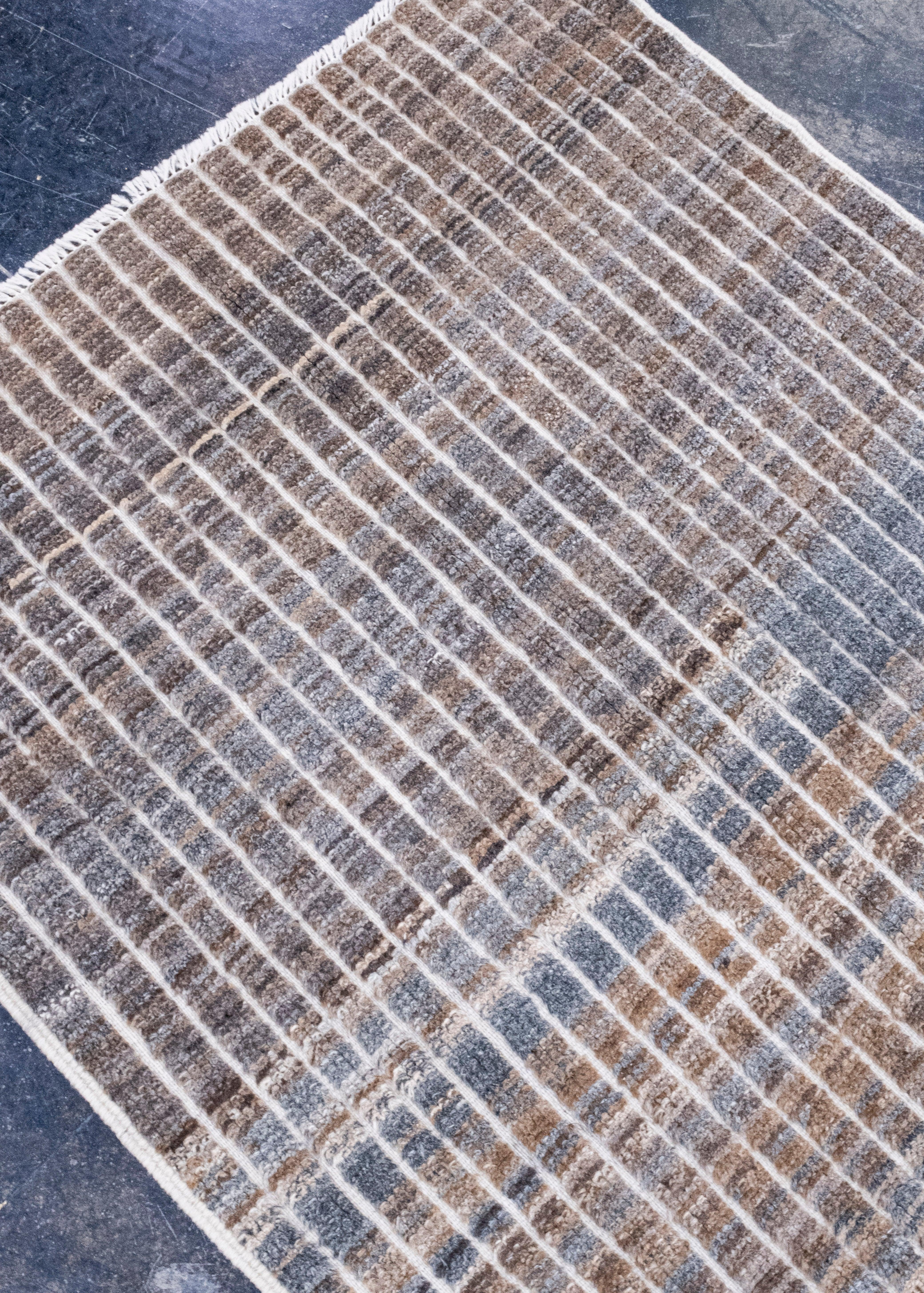Oriental Hand Knotted Runner Rug 3' x 9'7