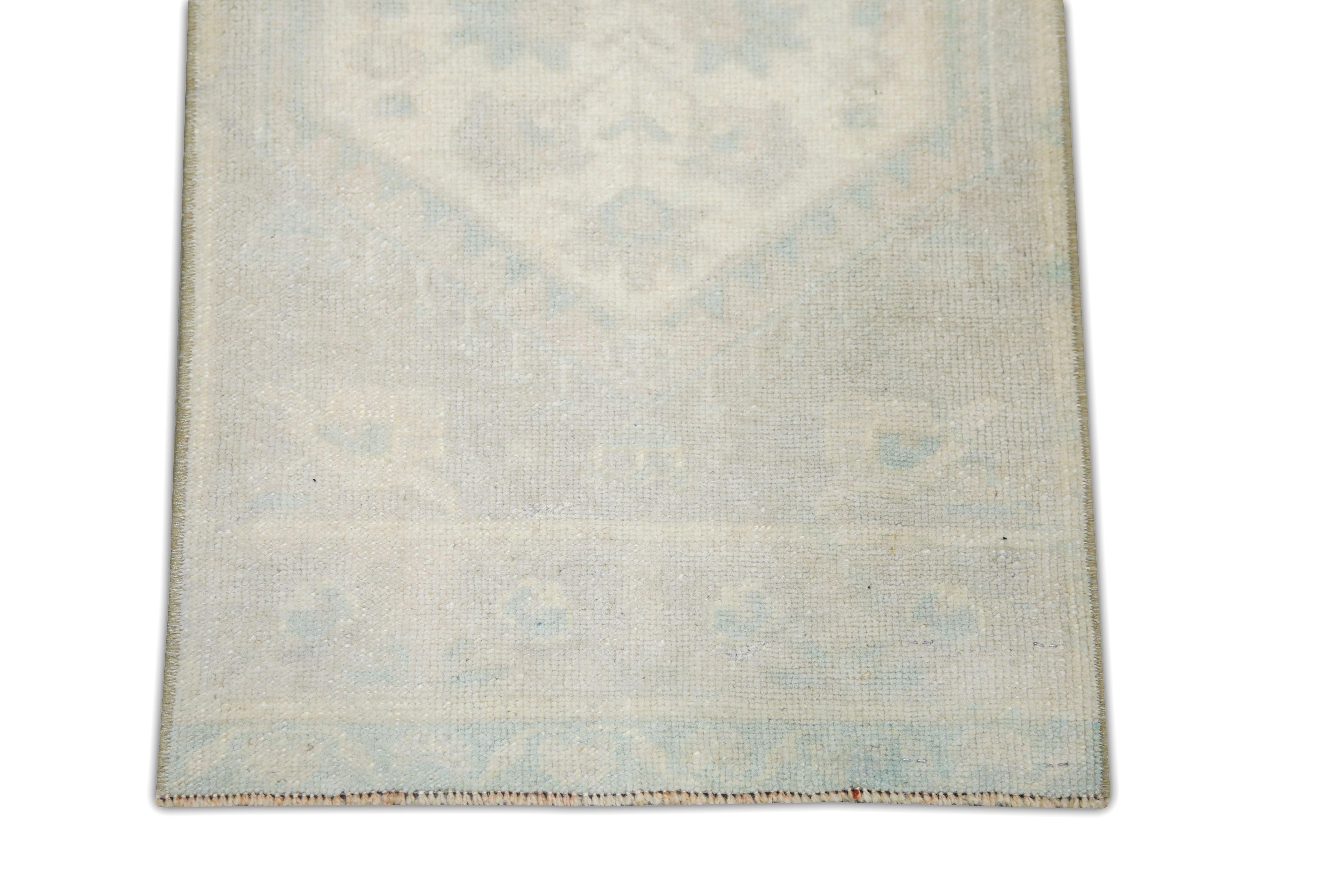 Hand-Knotted Oriental Hand Knotted Turkish Mini Rug 1'4