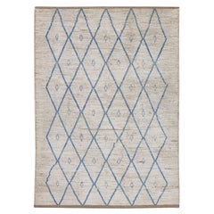 Orientalischer handgeknüpfter türkischer moderner Teppich 4'8" x 6'7" #6001A