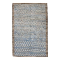 Orientalischer handgeknüpfter türkischer moderner Teppich 6'1" x 9'3" #6012