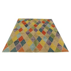 Orientalischer handgeknüpfter türkischer moderner Teppich 8'2" x 10'4" #M-1027