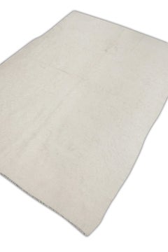 Oriental Hand Knots Rugs Turco Moderno Tulu 4'4" x 6'3" #56