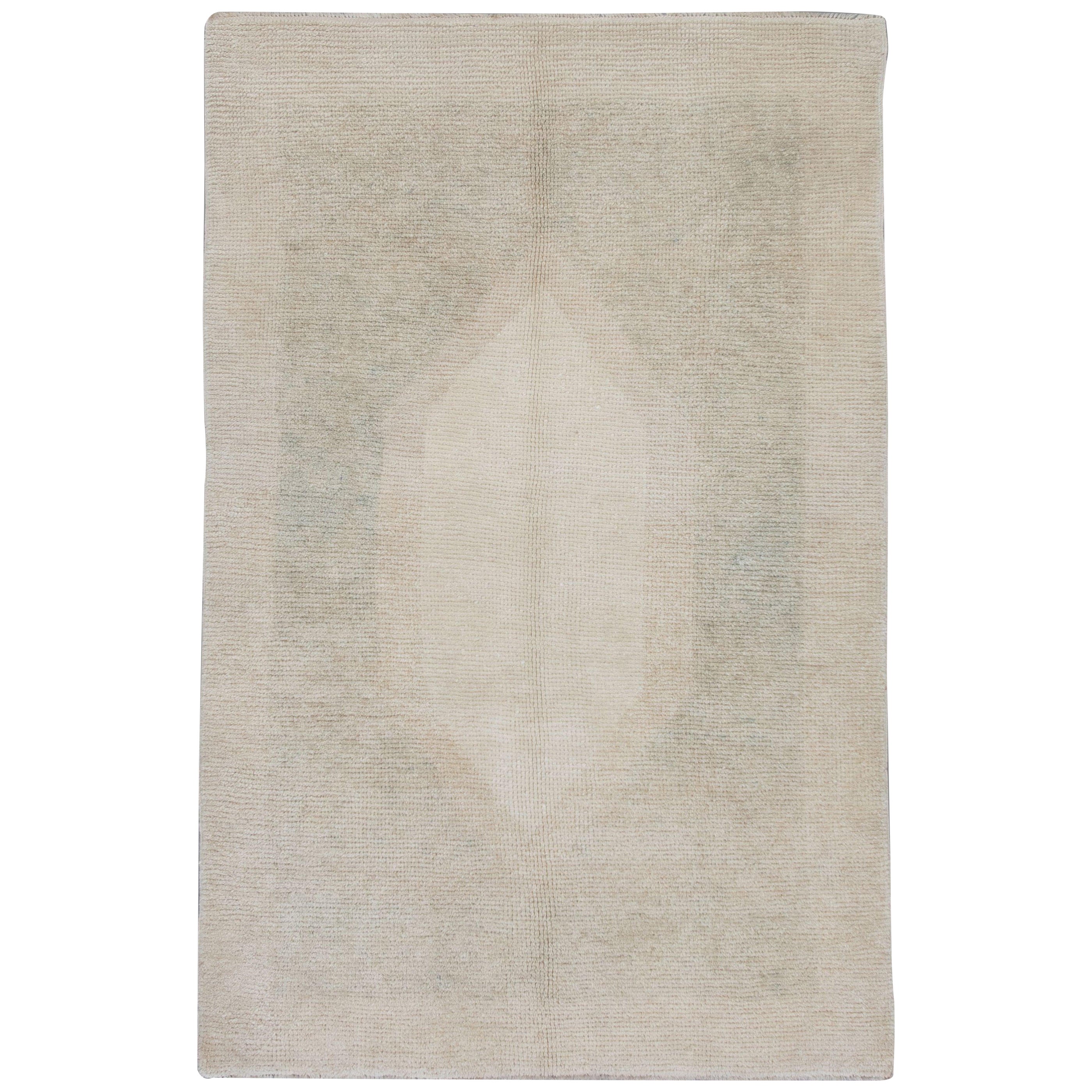 Orientalischer handgeknüpfter türkischer moderner Tulu-Teppich 5'3" x 8' #29