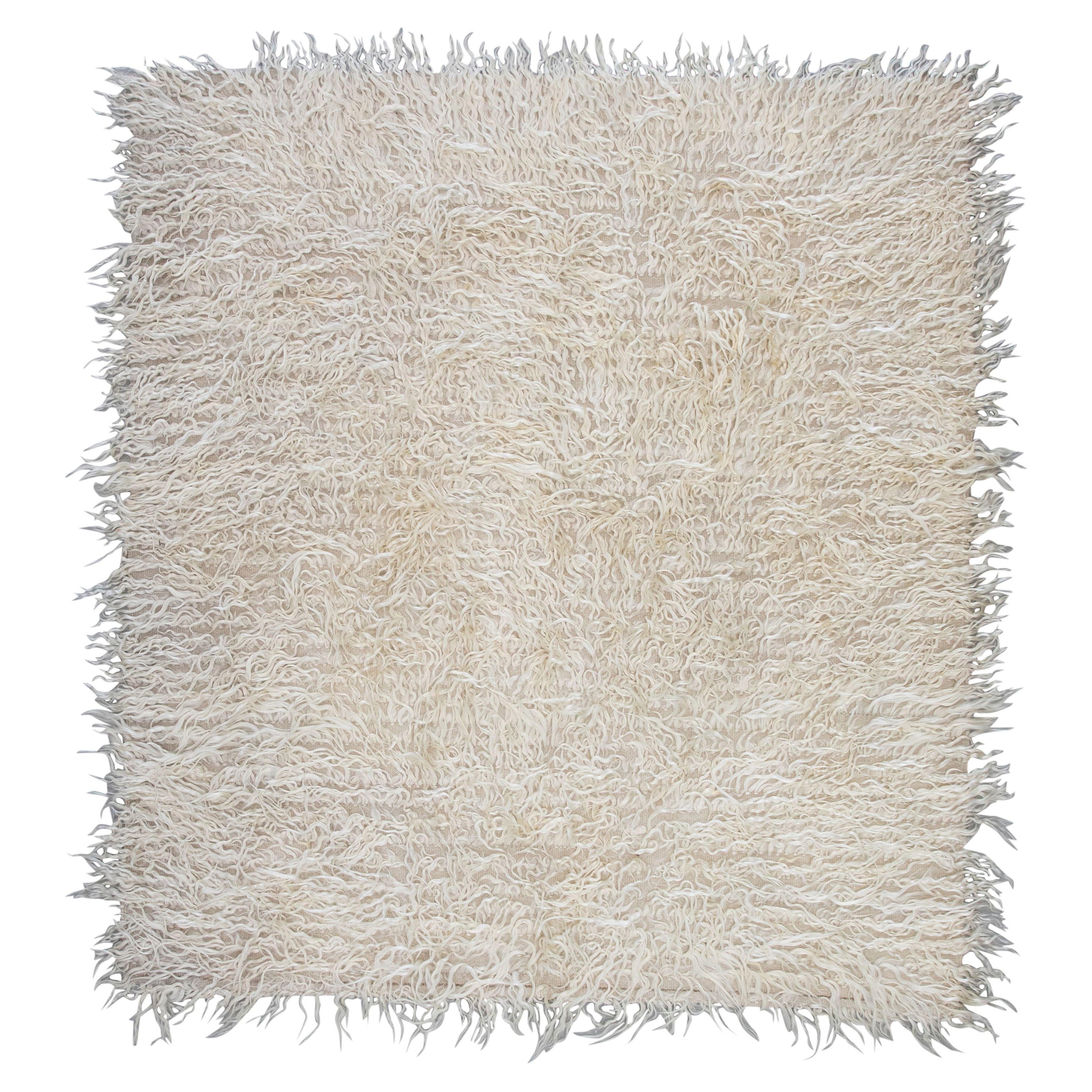 Oriental Hand Knots Rugs Turco Moderno Tulu 5'8" x 6'6" #1055