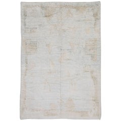 Orientalischer handgeknüpfter türkischer moderner Tulu-Teppich 6'7" x 9'1" #30