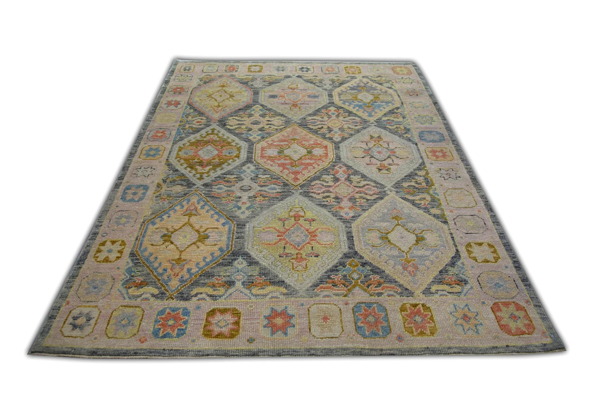 Oriental Hand Knotted Turkish Oushak Rug 5'4