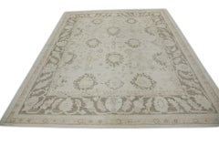 Oriental Hand Knotted Turkish Oushak Rug 8'1" x 9'10" #7401
