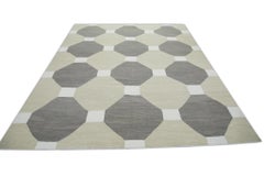 Orientalischer handgeknüpfter türkischer Kilim-Teppich 8'2" x 10'4" #02