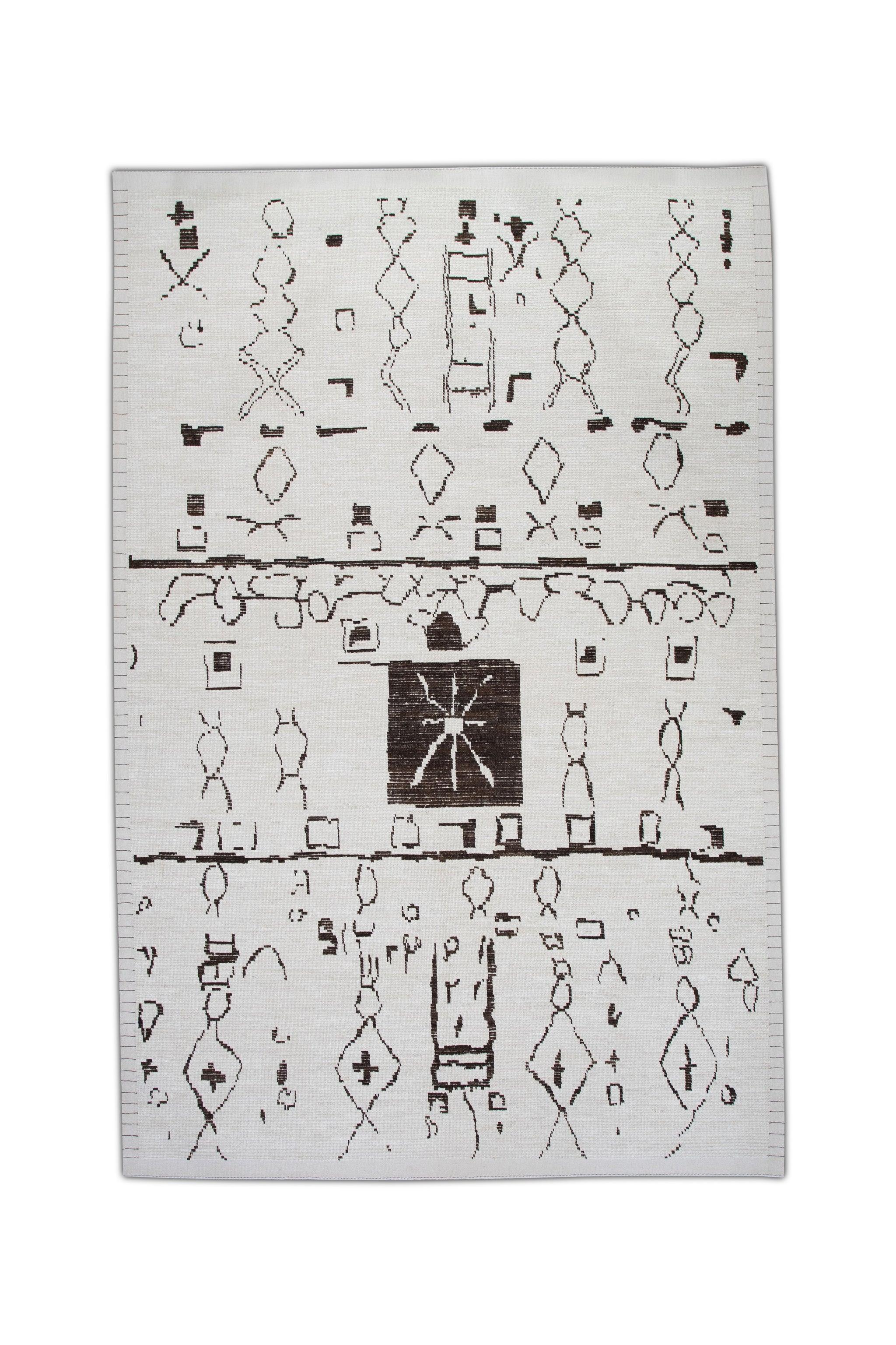 Orientalischer handgeknüpfter türkischer Tulu-Teppich 9'10" x 14'2" #5835 im Angebot