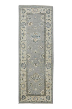 Oriental Hand Knotted Turkish Oushak Rug Runner 2'5" x 6'8" Model #7656