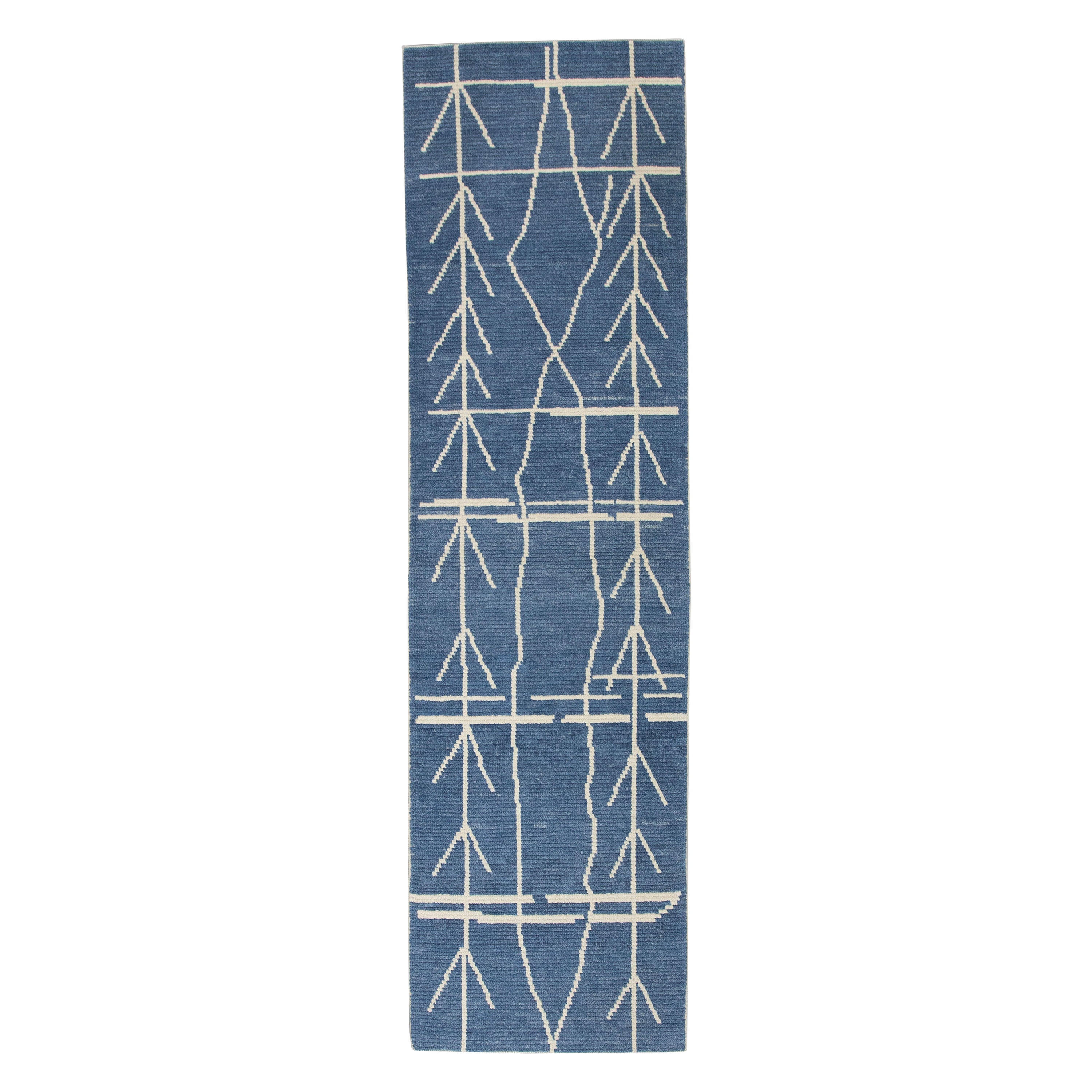 Alfombra Oriental Tulu Turca Anudada a Mano 2'10" x 10'1" #6915
