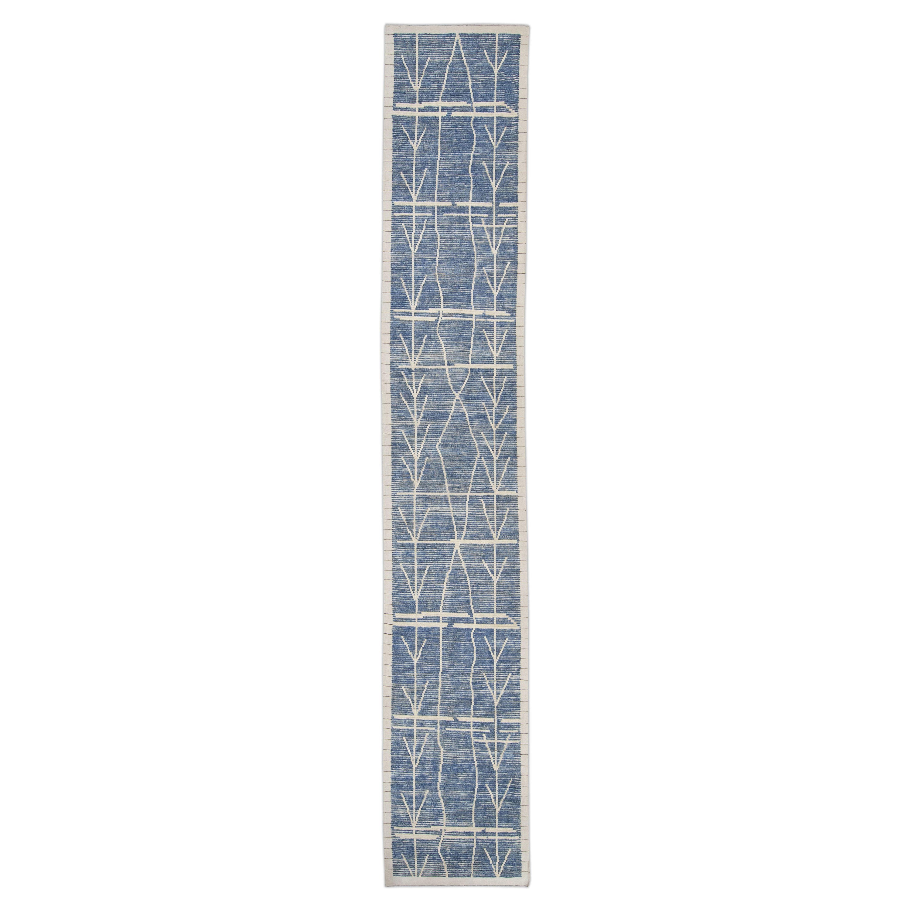 Oriental Hand Knots Rugs Turco Tulu 2'11" x 17' #10832