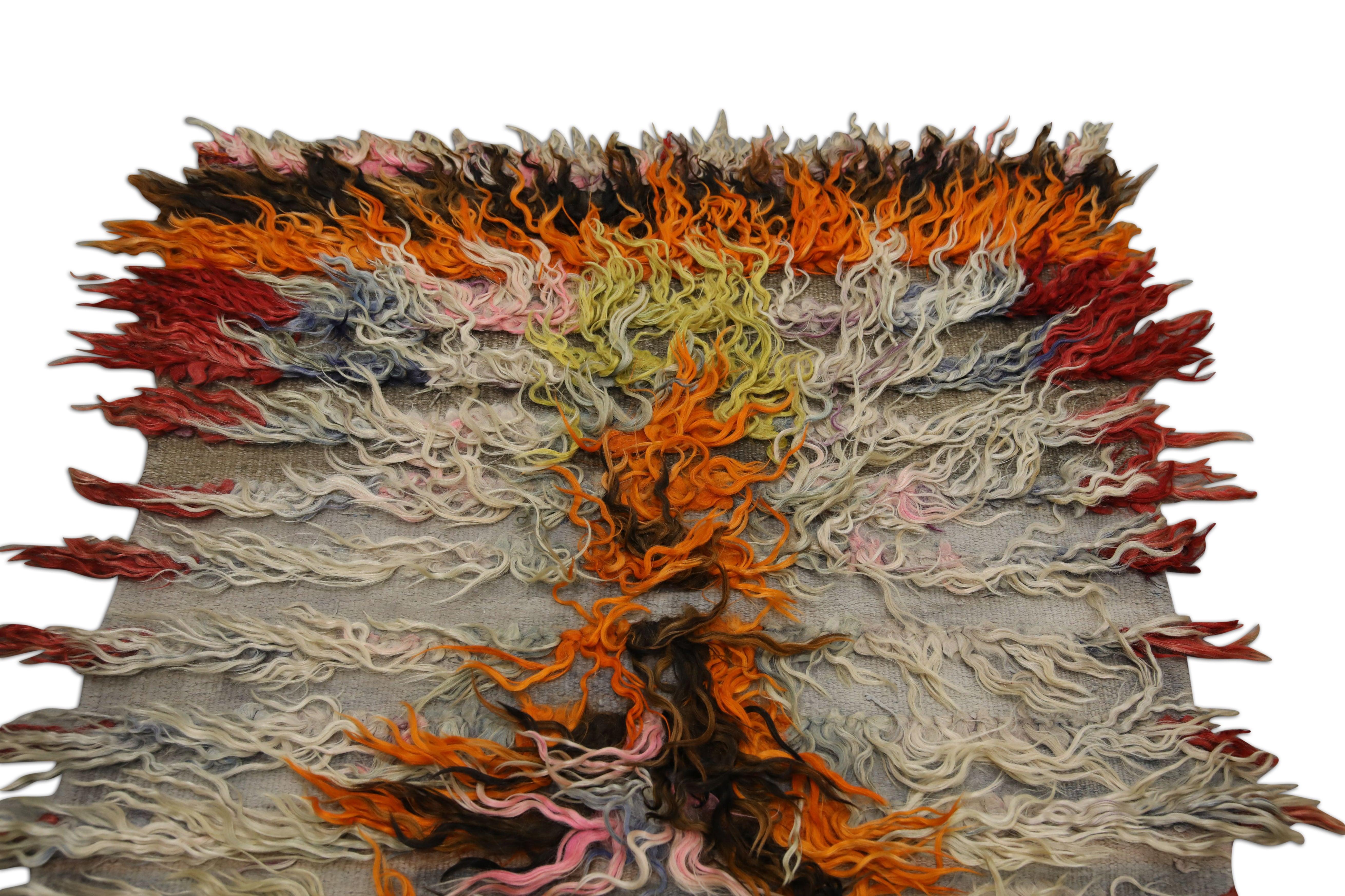 Turco Oriental Hand Knots Rugs Turkish Tulu 3' x 5'7