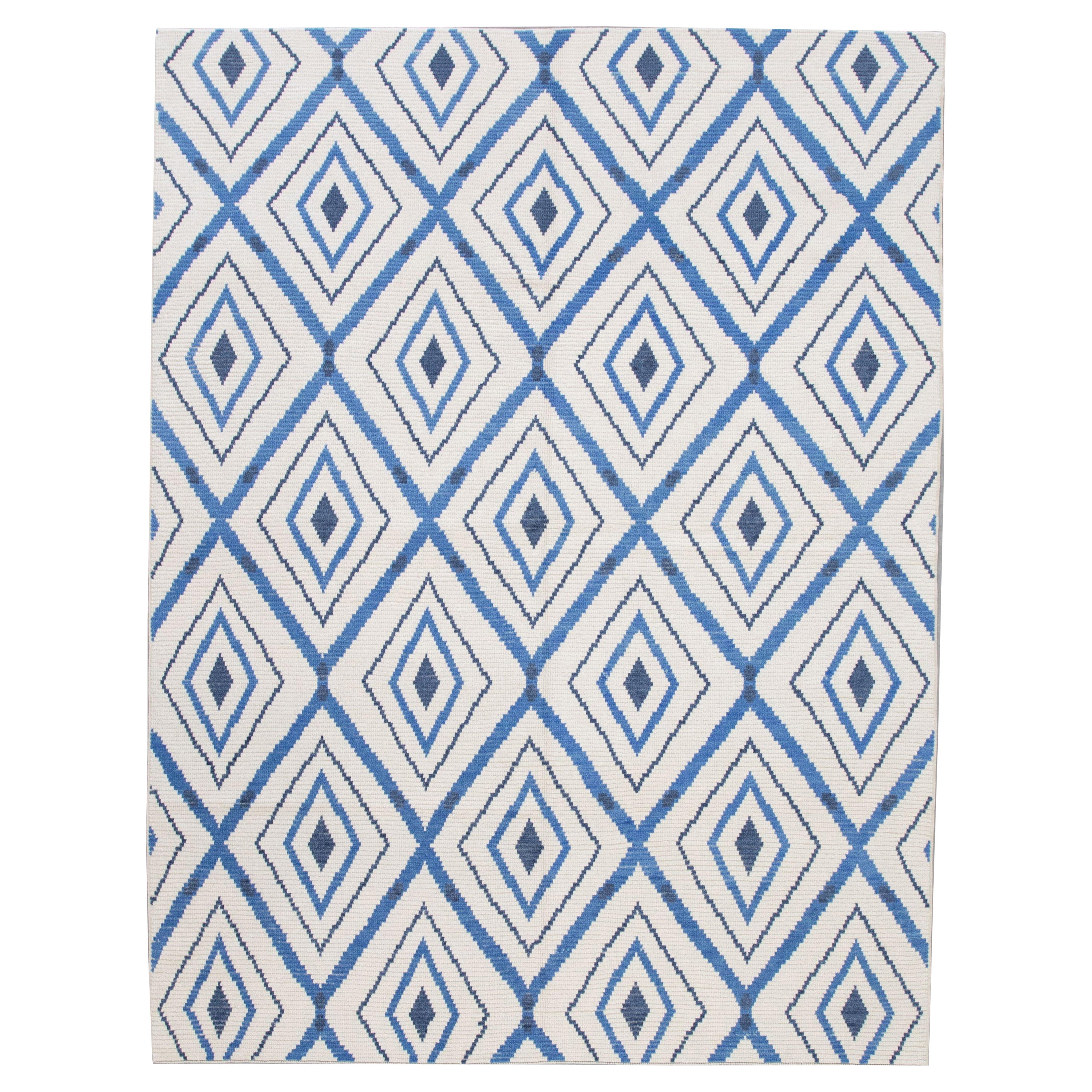 Orientalischer handgeknüpfter türkischer Tulu-Teppich 7'10" x 10'2" #4743