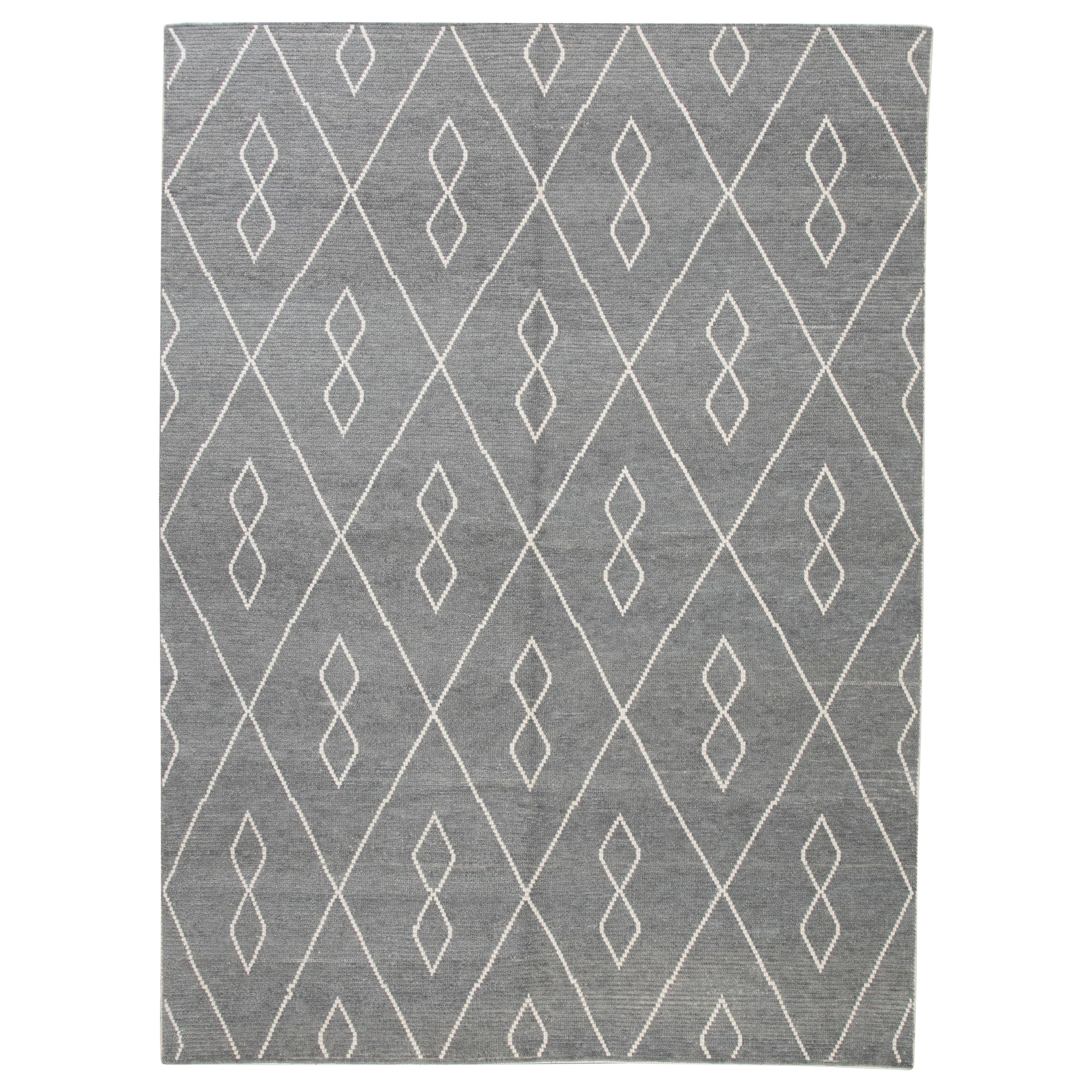 Orientalischer handgeknüpfter türkischer Tulu-Teppich 7'8" x 10'7" #4739