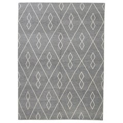 Orientalischer handgeknüpfter türkischer Tulu-Teppich 7'8" x 10'7" #4739