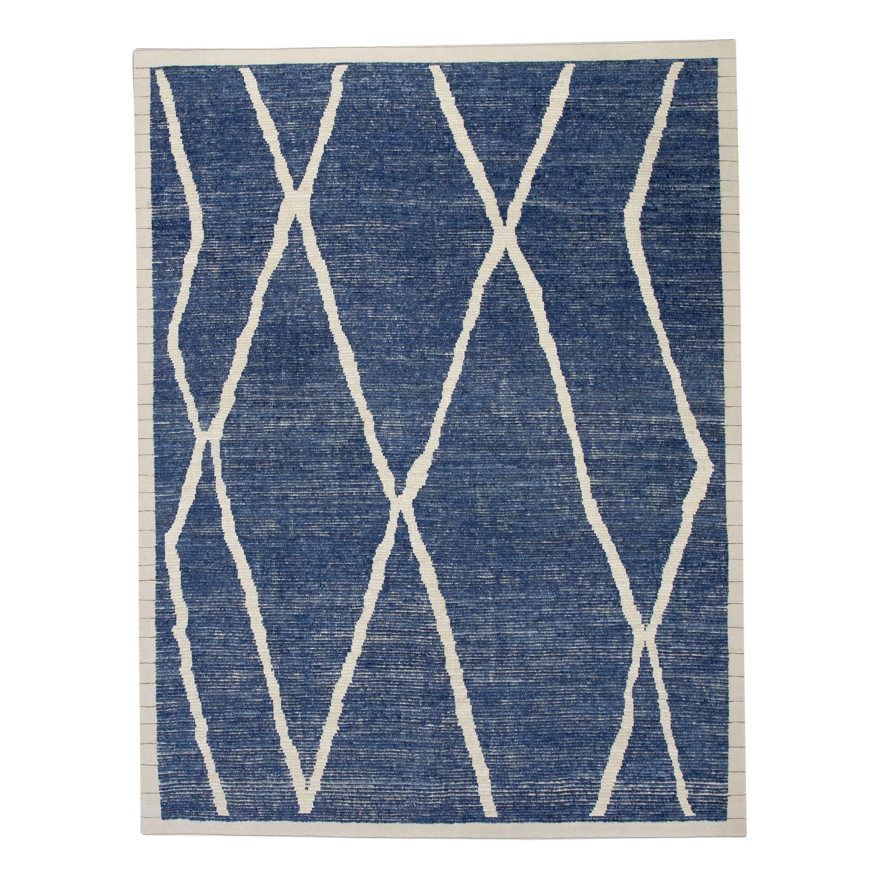 Tapis turc Tulu noué à la main 8'8' x 12'8" n° 5854