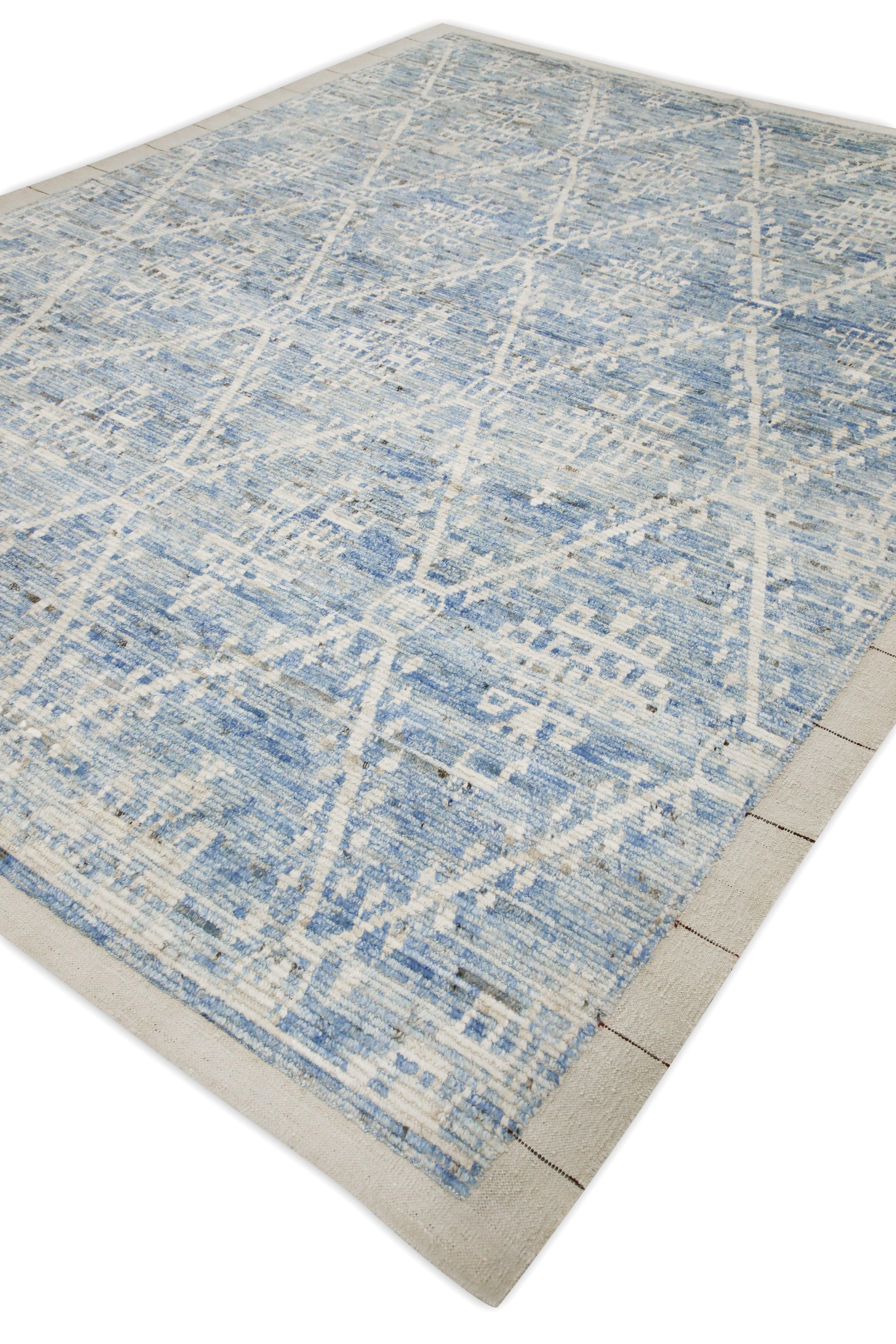 Hand-Knotted Oriental Hand Knotted Turkish Tulu Rug 9'1