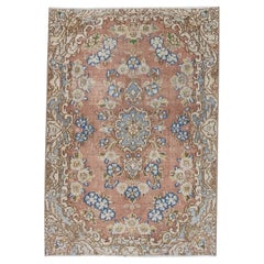 Oriental Hand Knots Rugs Vintage Turkish Mini Rug 1'10" x 2'8" #05