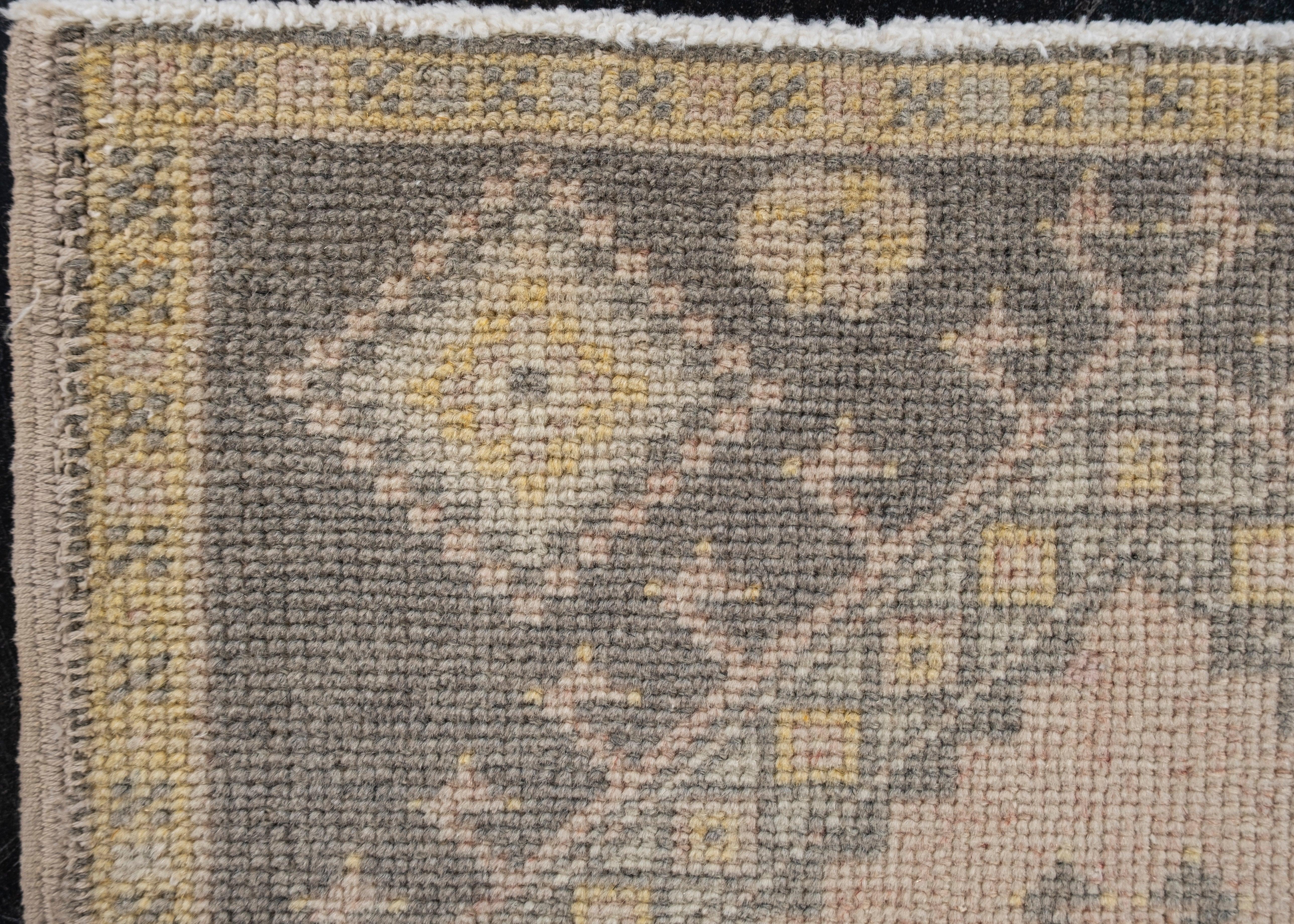 Mini Alfombra Turca Vintage Oriental Anudada a Mano 1'10