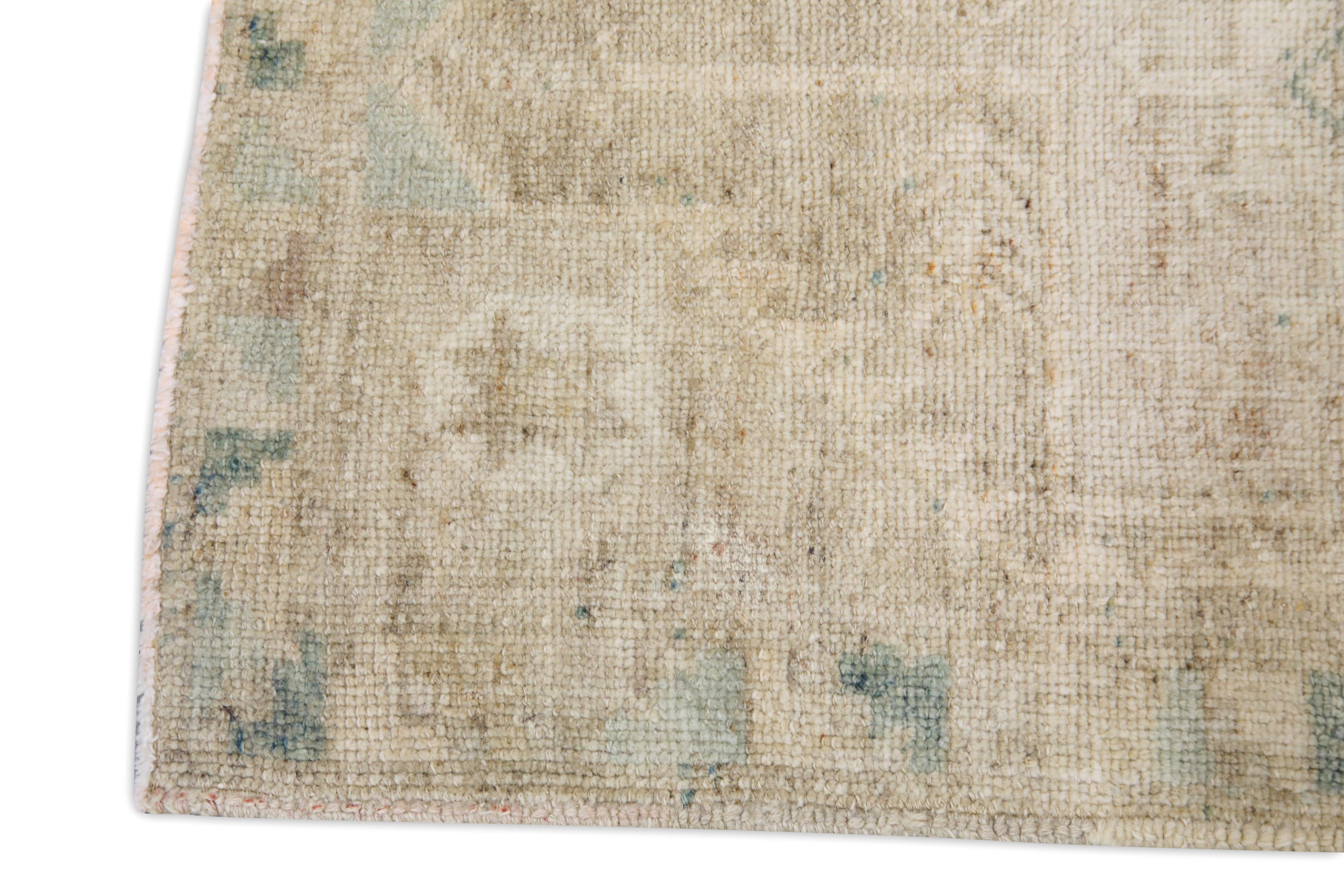 Mini Alfombra Turca Vintage Oriental Anudada a Mano 1'10