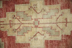 Oriental Hand Knotted Vintage Turkish Mini Rug 1'4" x 3'6" #06