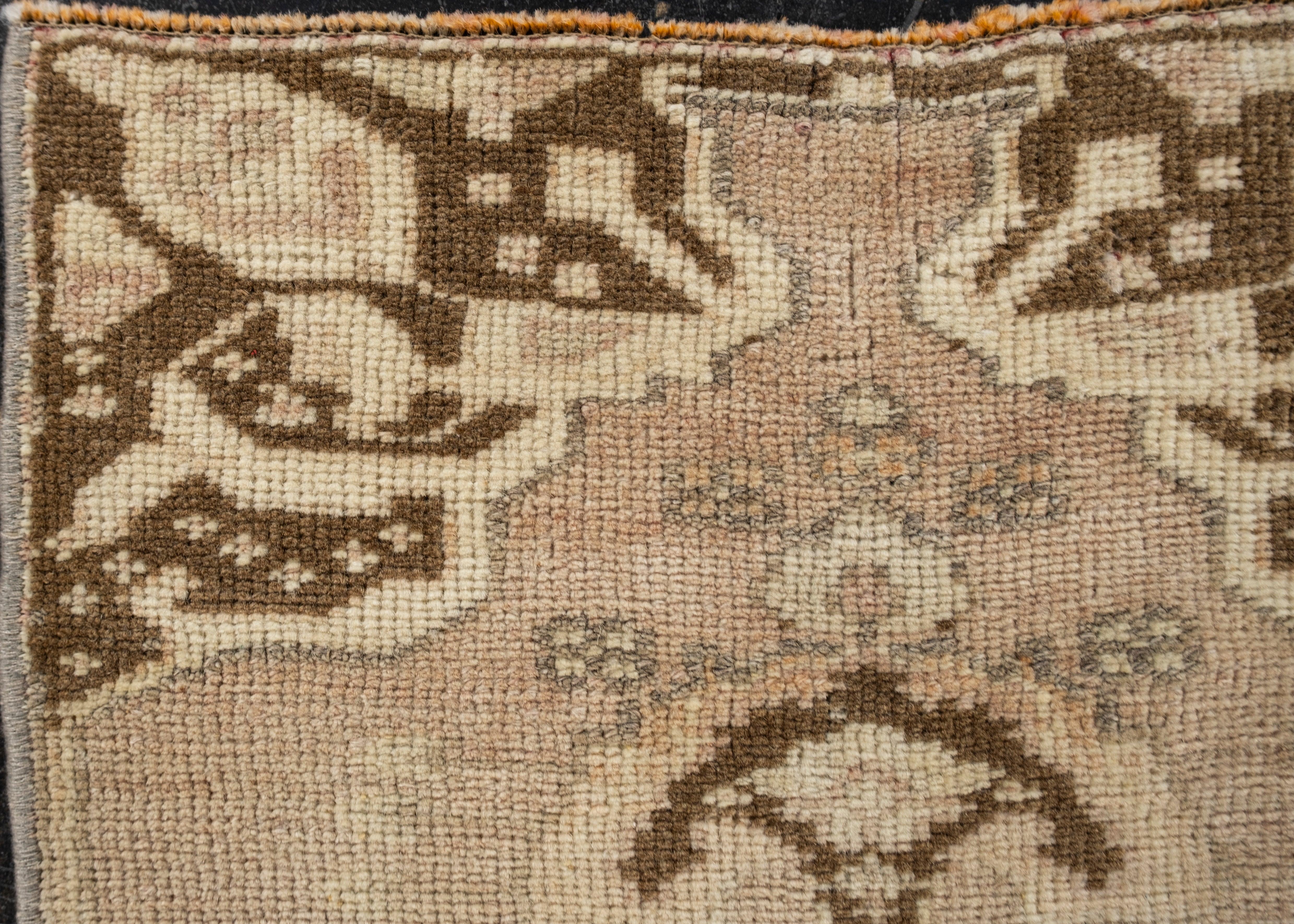 Orientalischer handgeknüpfter türkischer Vintage-Miniteppich 1'5