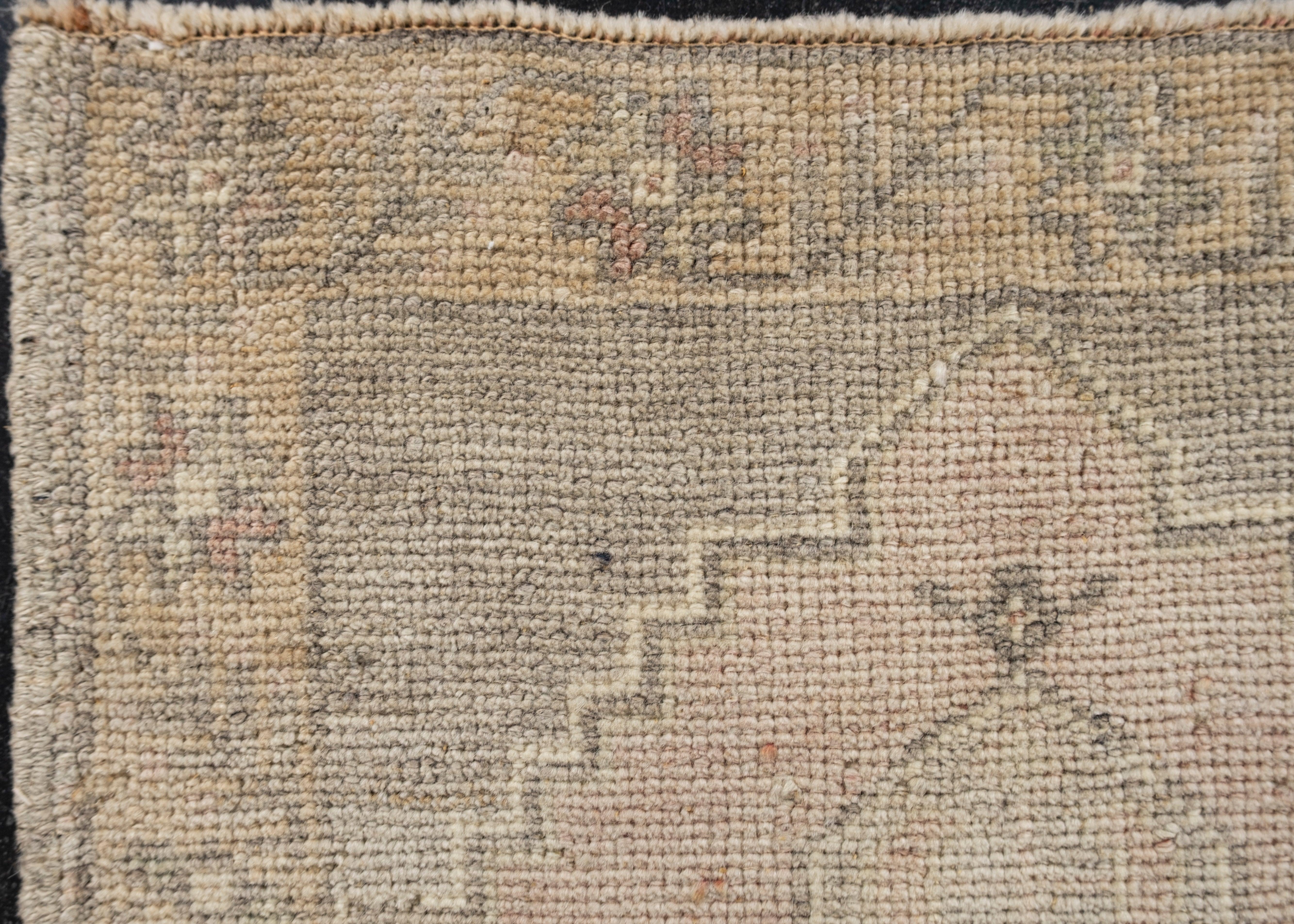 Oriental Hand Knotted Vintage Turkish Mini Rug 1'5