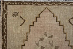 Oriental Hand Knotted Vintage Turkish Mini Rug 1'6" x 2'11" #10645