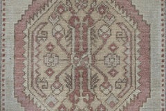 Oriental Hand Knotted Vintage Turkish Mini Rug 1'6" x 3' #10657