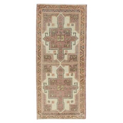 Oriental Hand Knotted Vintage Turkish Mini Rug 1'6" x 3'3" #8741