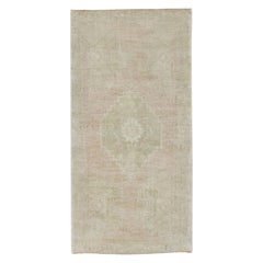 Orientalischer handgeknüpfter türkischer Vintage-Miniteppich 1'6" x 3'4" #8884"