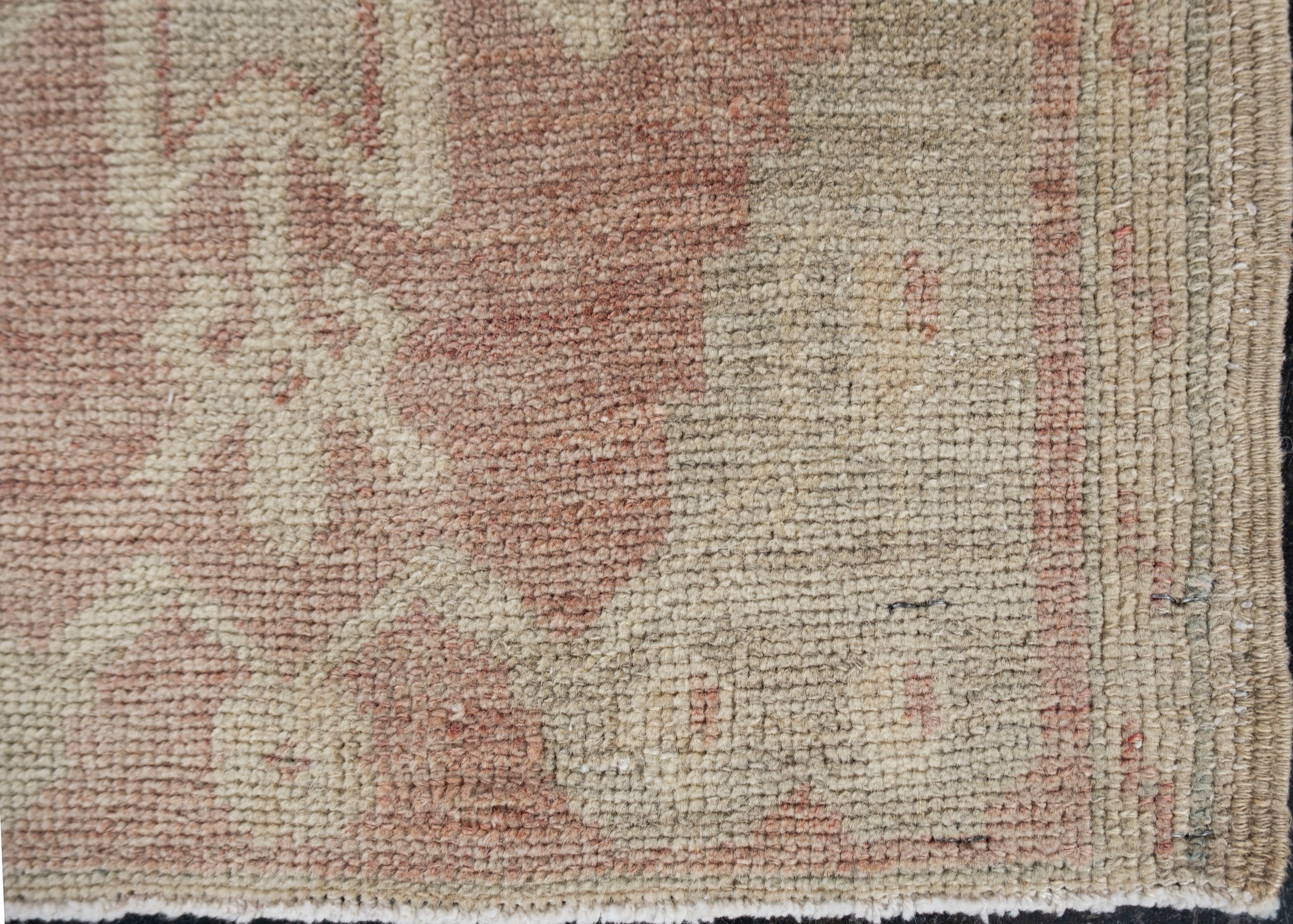Oushak Rug Oriental Hand Knotted Turkish Oushak 2'9