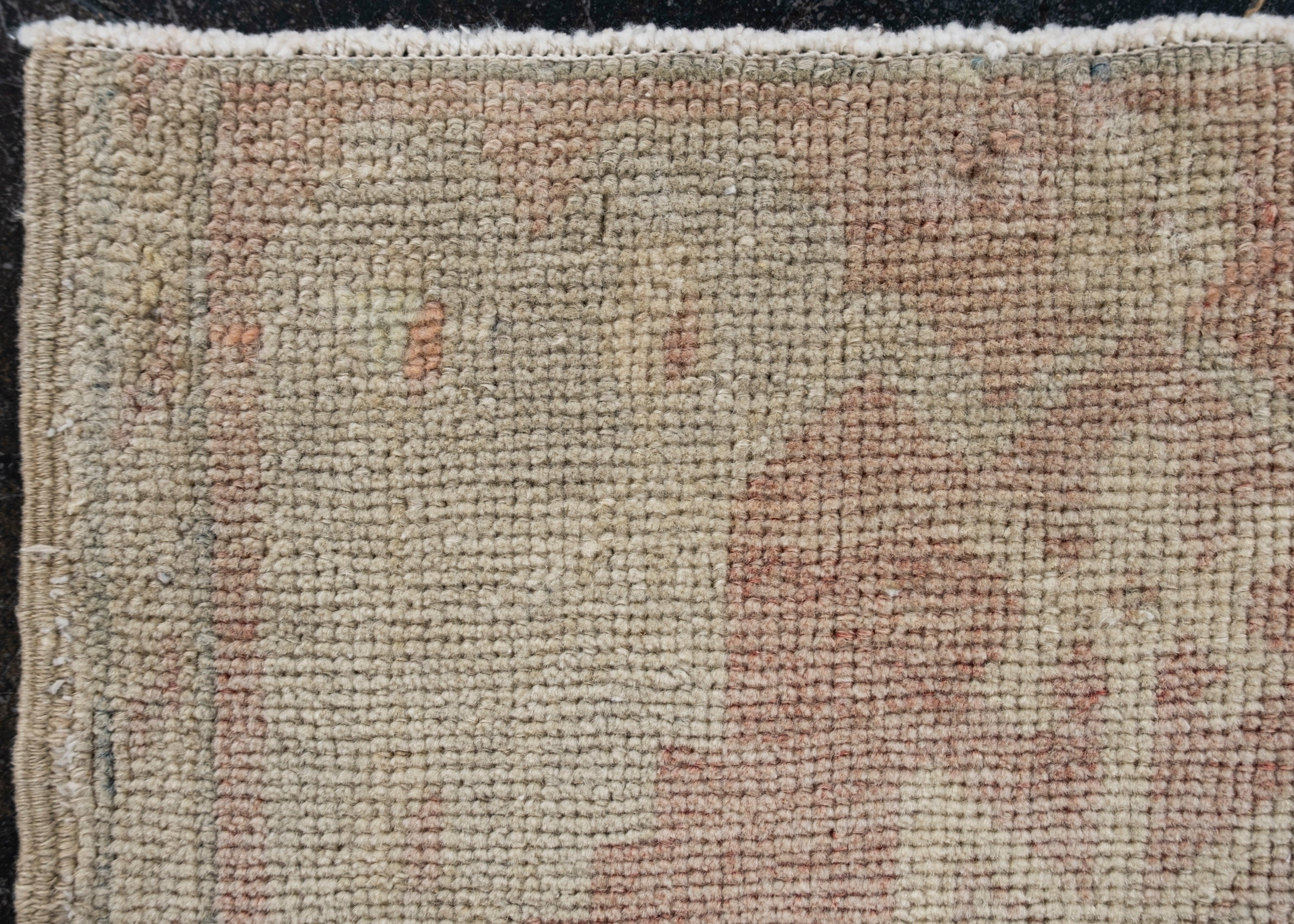 Orientalischer handgeknüpfter türkischer Vintage-Miniteppich 1'6