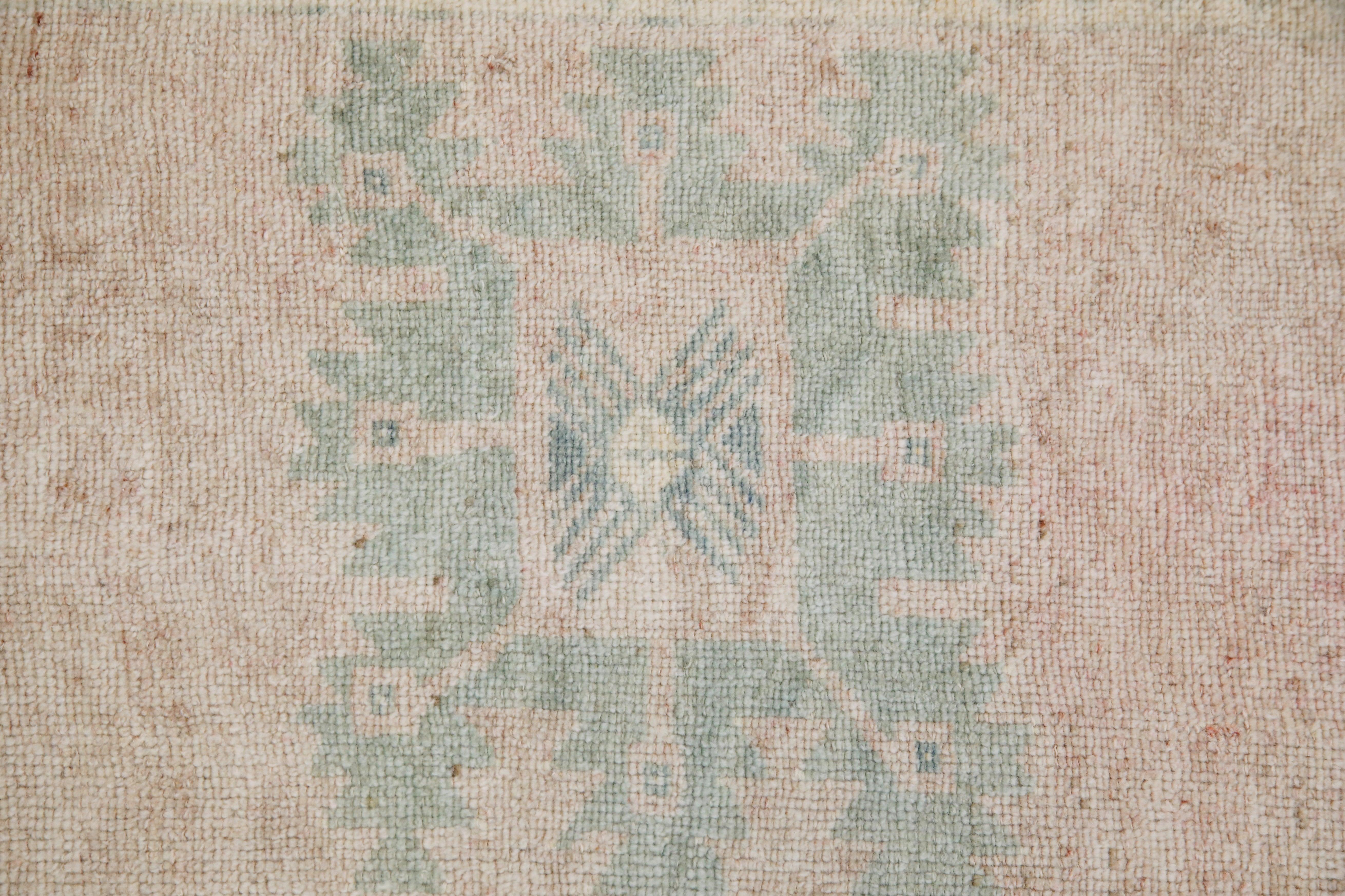 Oriental Hand Knotted Vintage Turkish Mini Rug 1'6